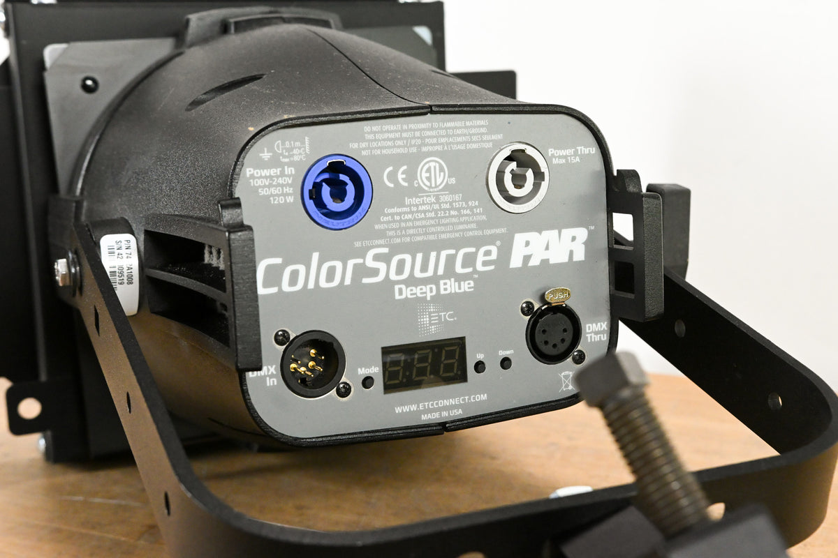 ETC ColorSource PAR Deep Blue LED Wash Light - Black