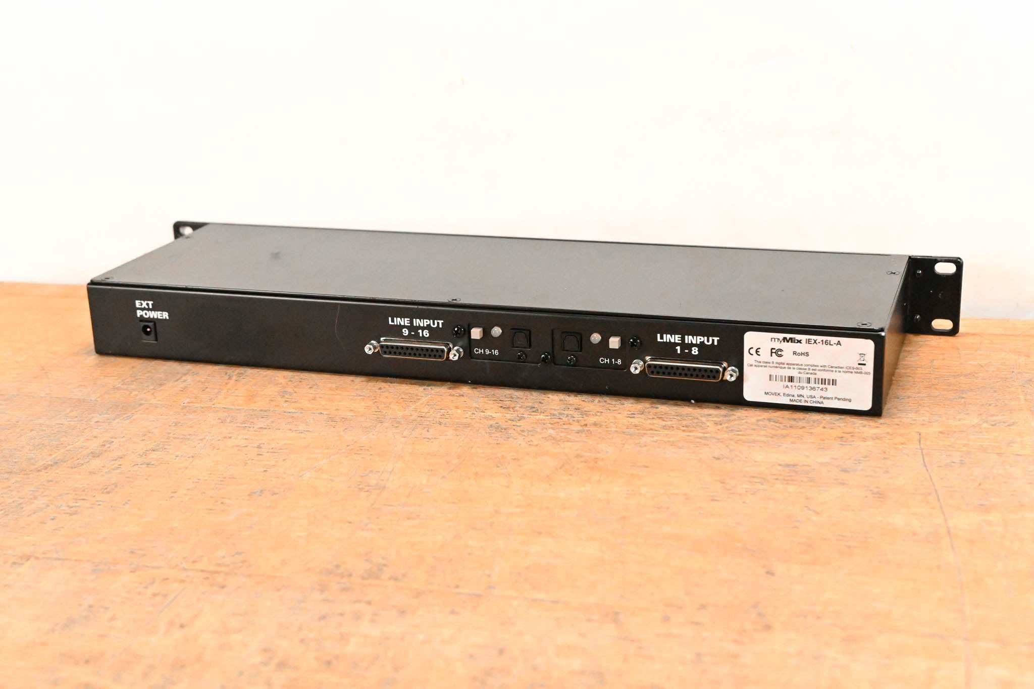 myMix IEX-16L-A 16-Channel Input Expander (NO POWER SUPPLY)