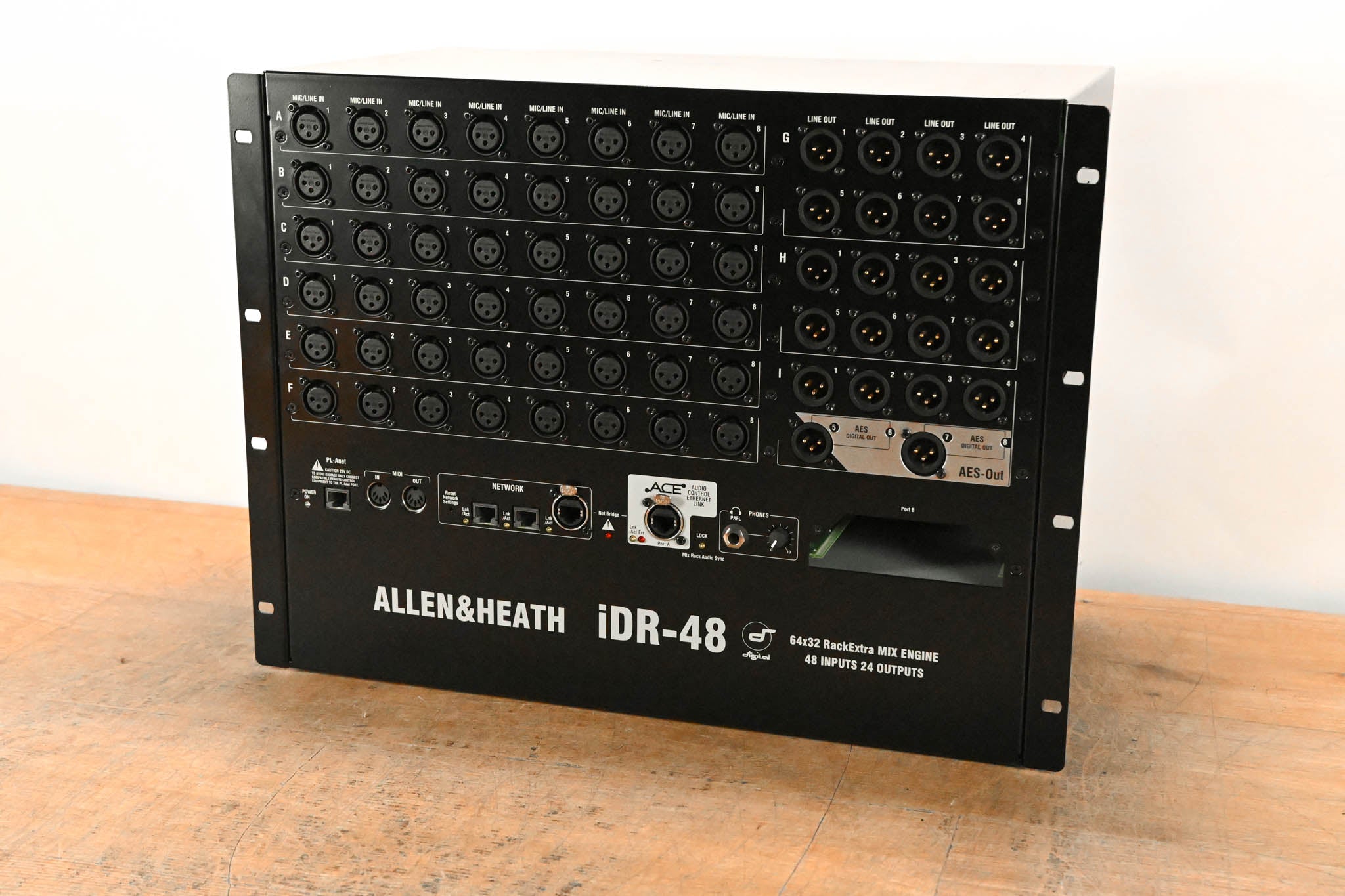 Allen & Heath iDR-48 48-In, 24-Out Audio Stage Box with AES Out