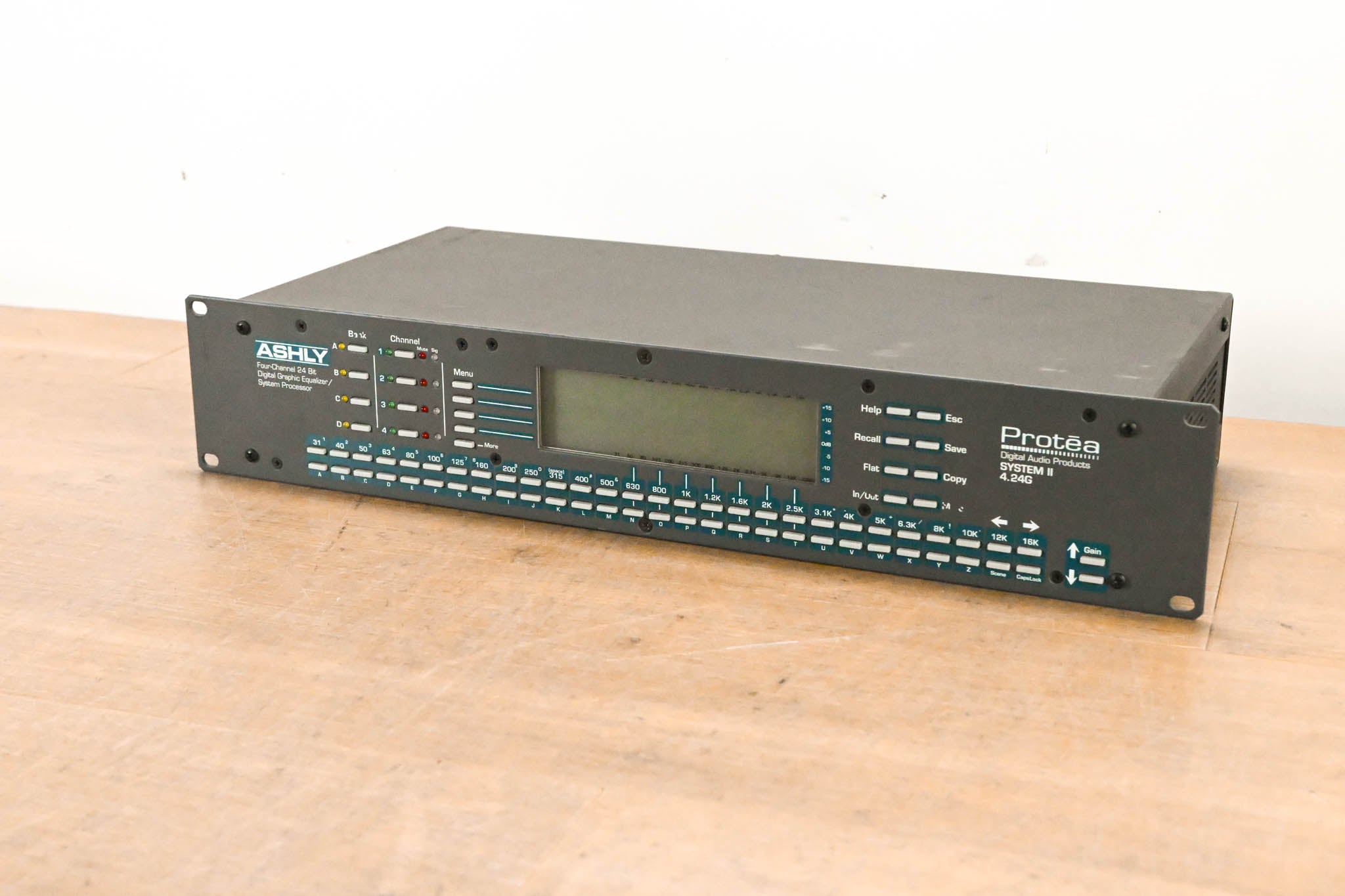 Ashly Protea System II 4.24G 4-Channel Digital Graphic Equalizer