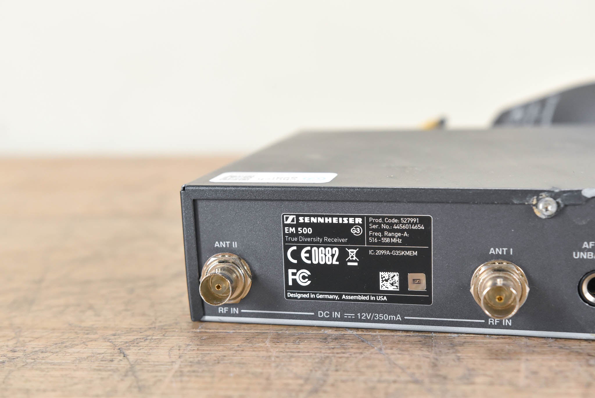 Sennheiser EM 500 G3 Wireless Receiver - A Range: 516-558 MHz