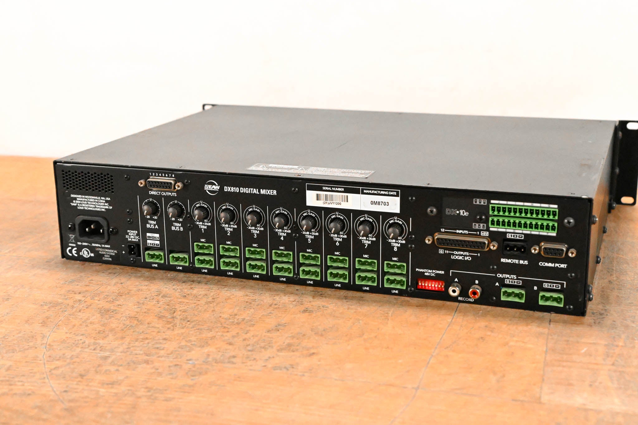 EAW DX810 8x10 Digital Matrix Mixer and Signal Processor