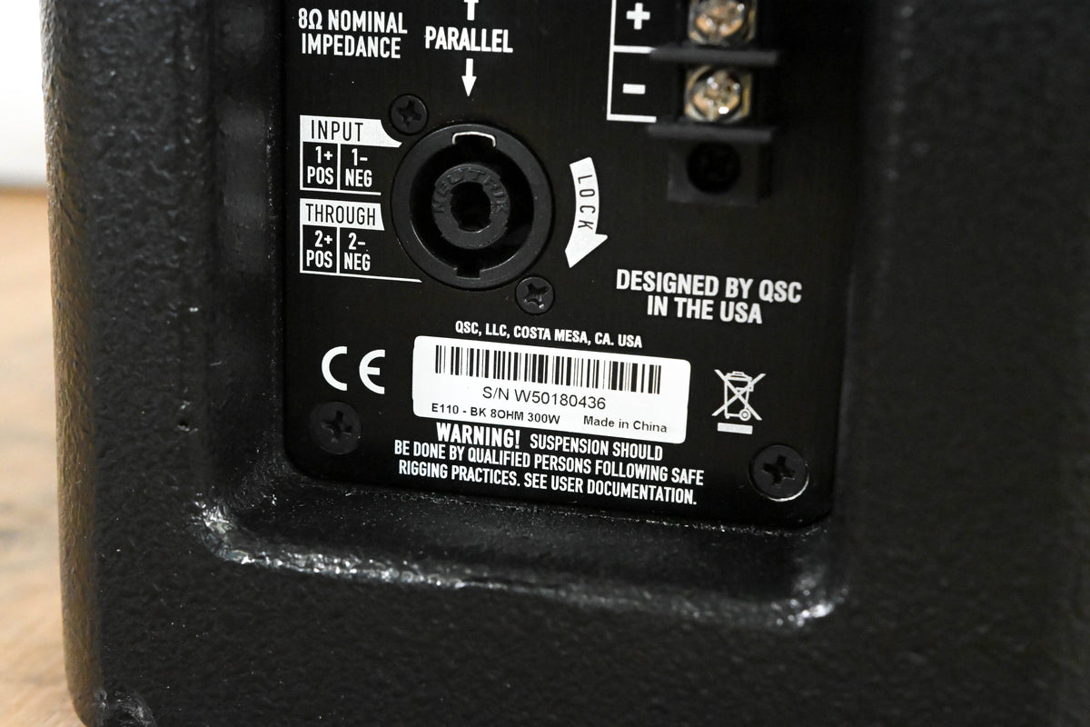 QSC E110 10" Two-Way Passive Loudspeaker