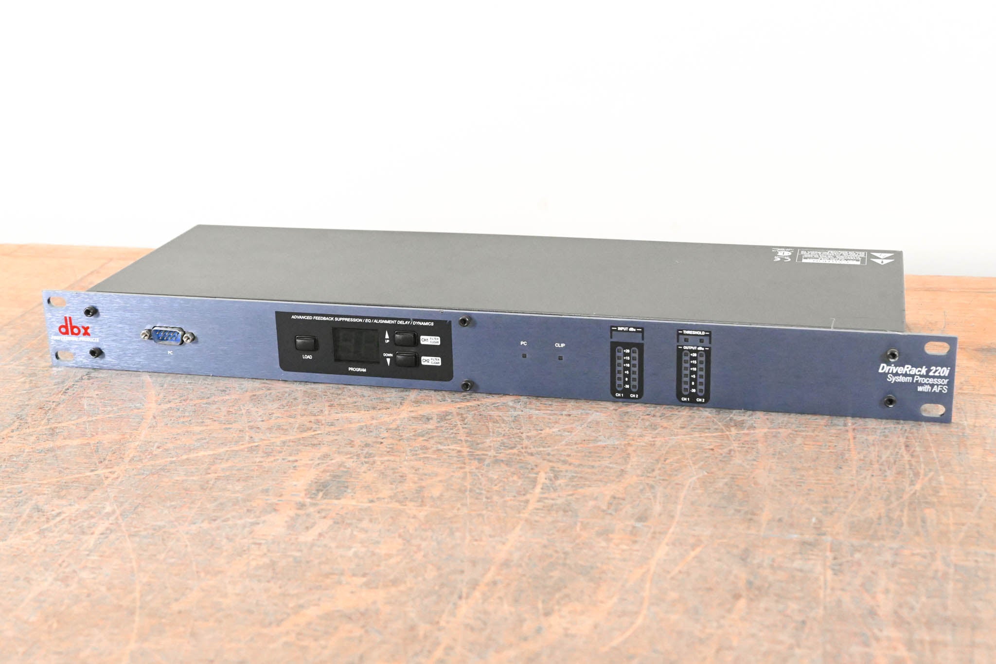 dbx DriveRack 220i System Processor w/ AFS Advanced Feedback Suppression