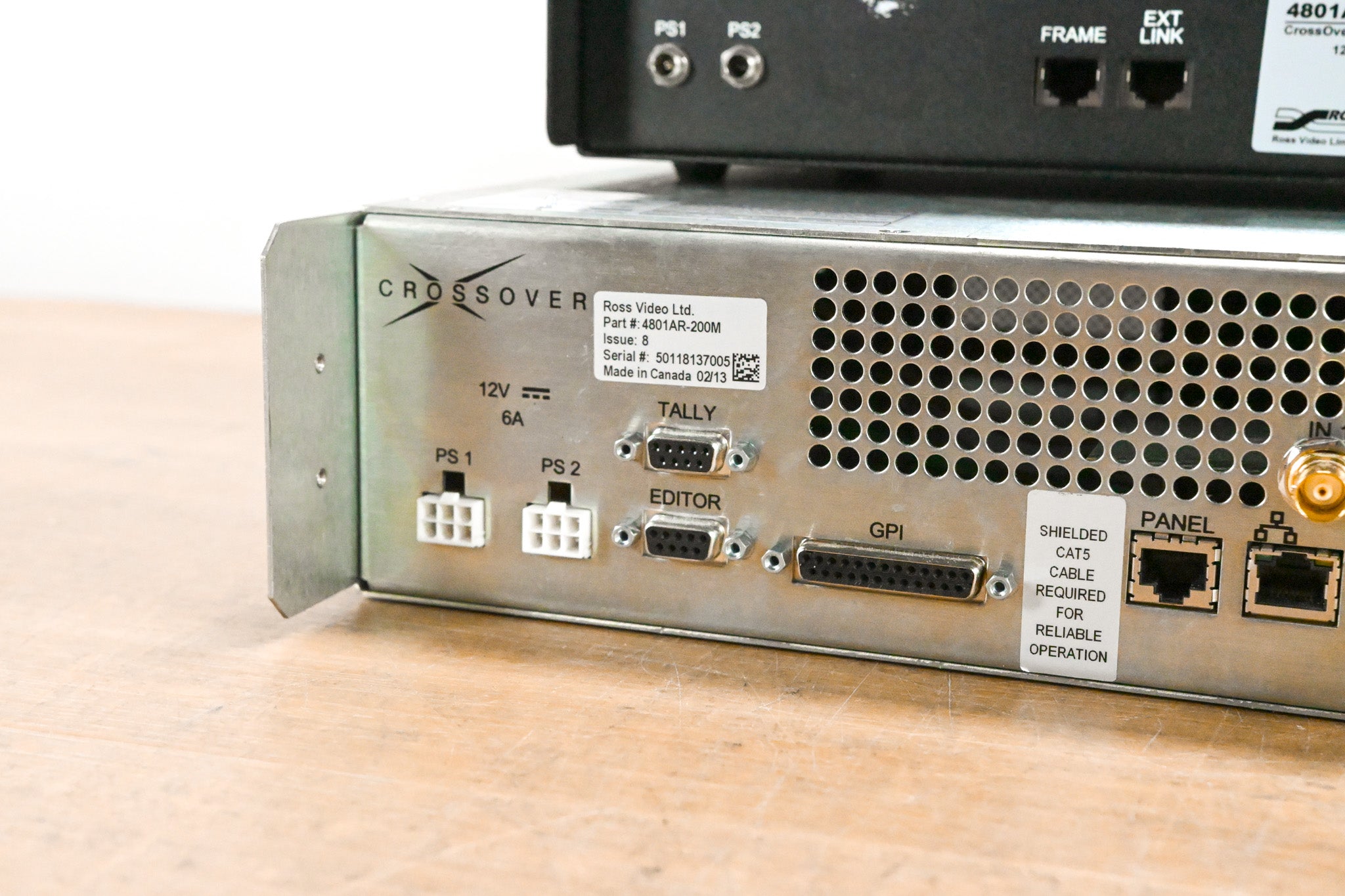 Ross CrossOver 12 12-Input HD Production Switcher (NO POWER SUPPLY)
