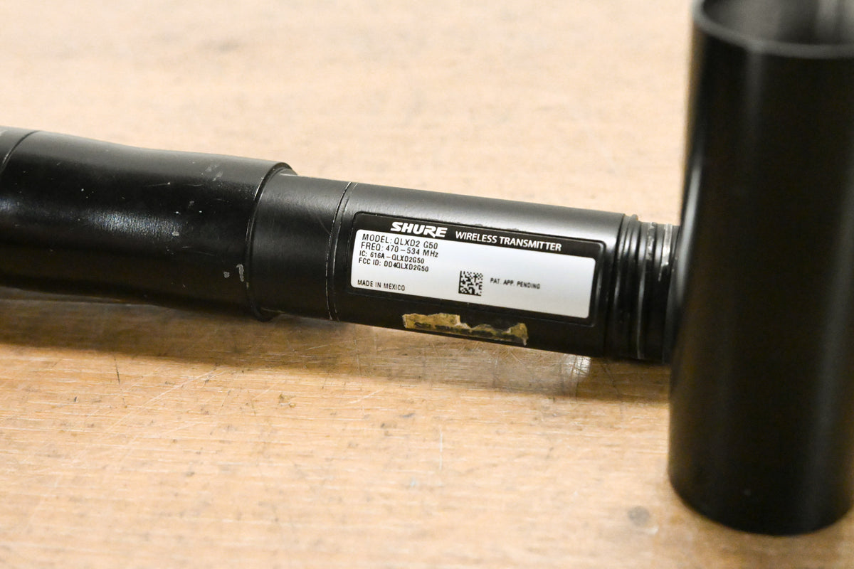 Shure QLXD24/KSM9HS Digital Handheld Wireless System - G50 Band (NO PSU)