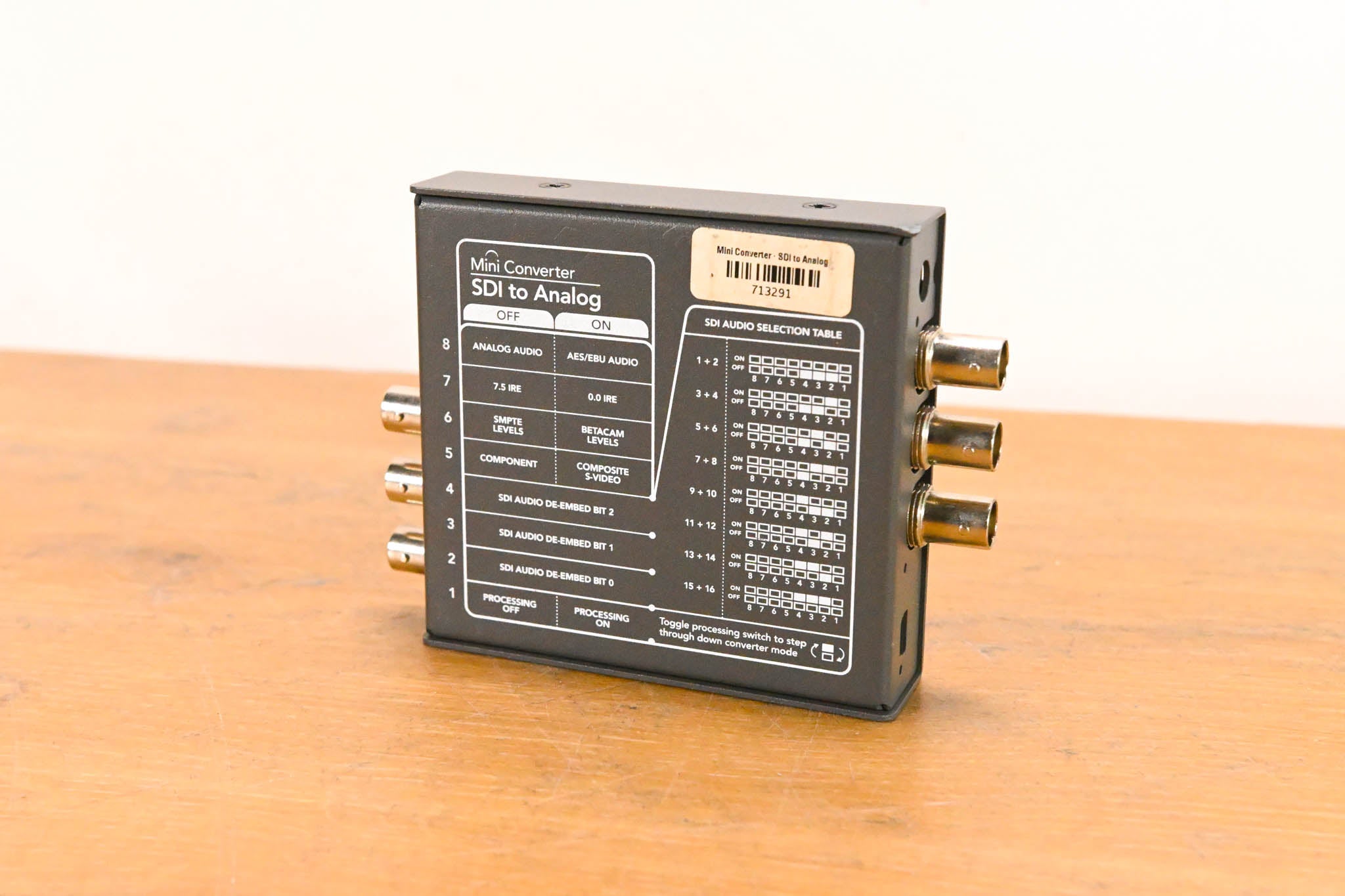 Blackmagic Design Mini Converter SDI to Analog (NO POWER SUPPLY)