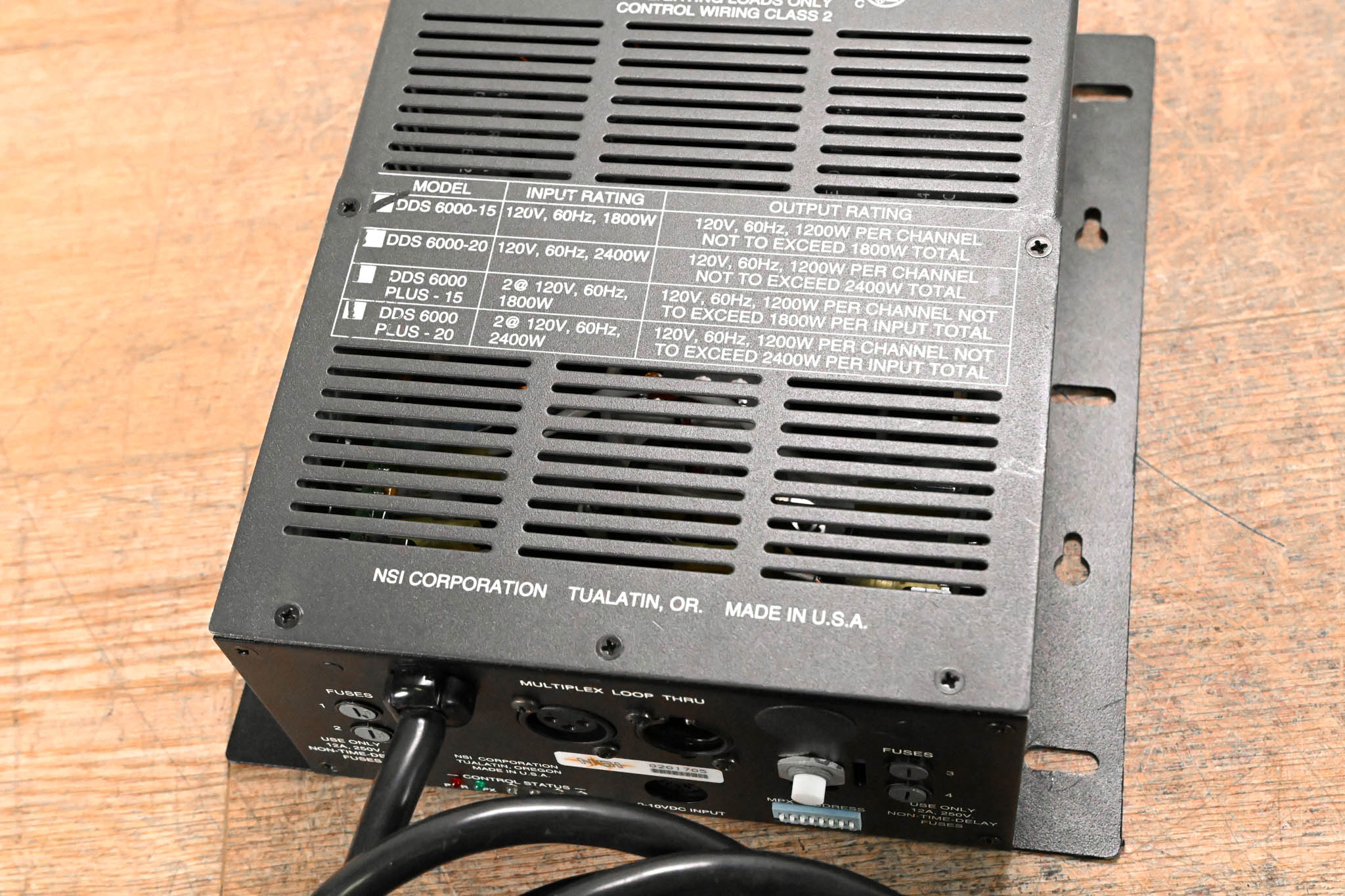 NSI DDS 6000 4-Channel Dimmer Pack