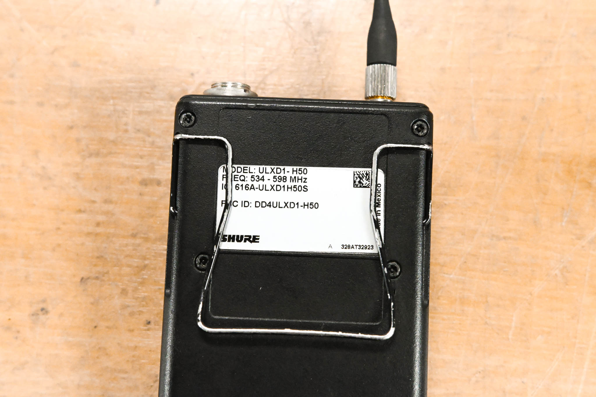 Shure ULXD4Q Digital Wireless Receiver w/ 4x ULXD1 Beltpacks - H50 Band