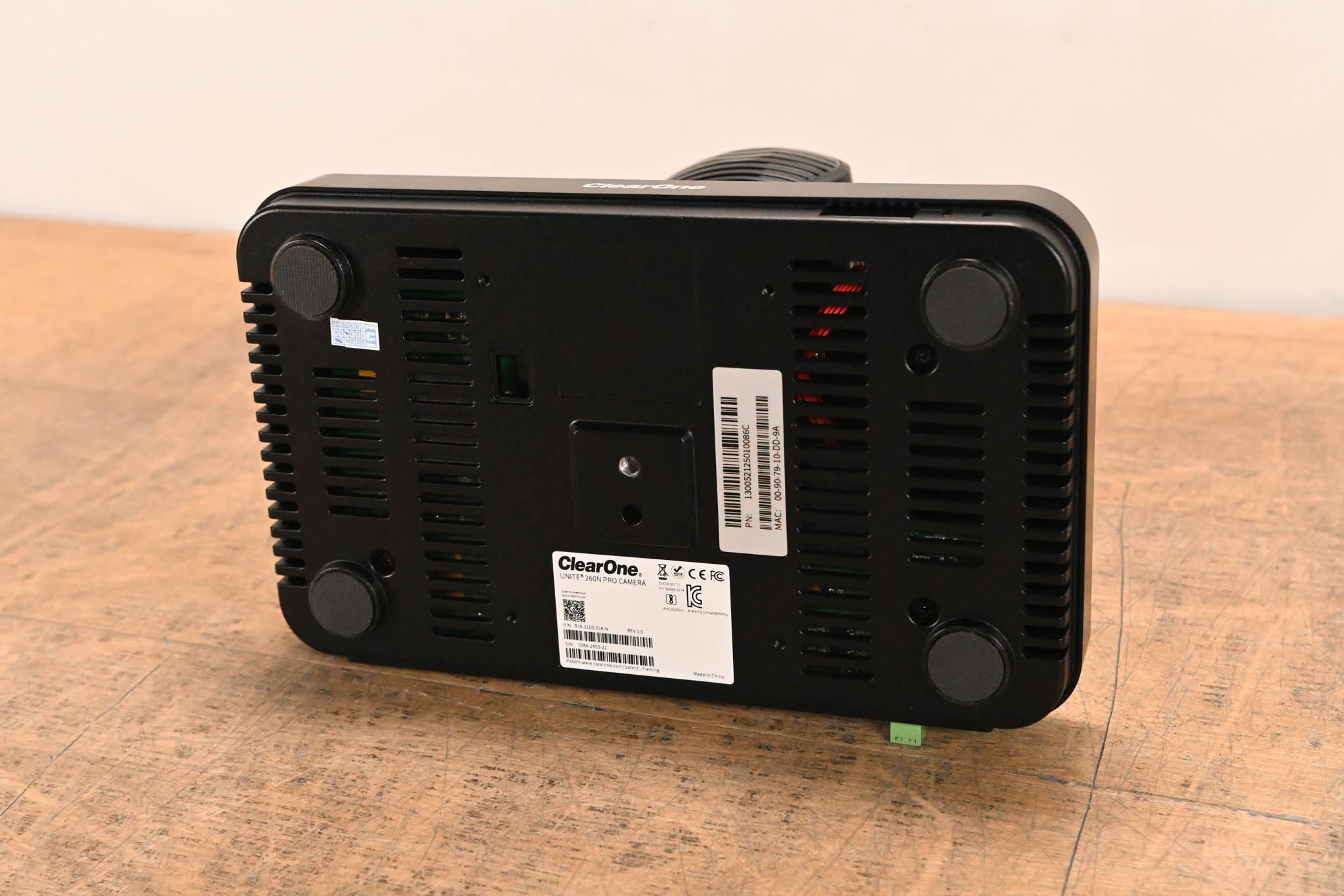 ClearOne UNITE 260N Pro PTZ Camera with 20x Zoom and AI Face Tracking