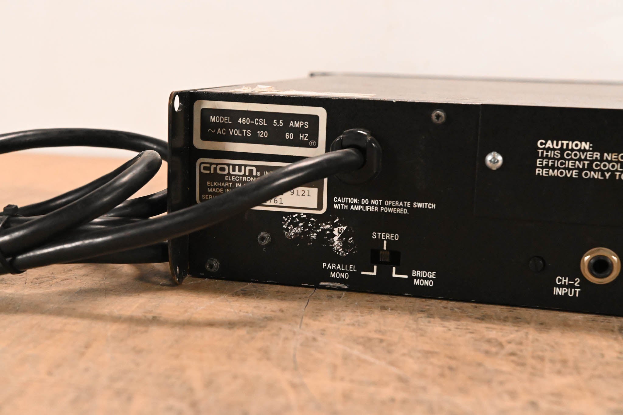 Crown 460 CSL 2-Channel Power Amplifier