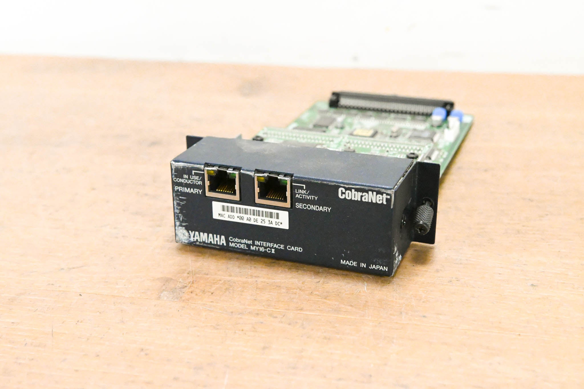 Yamaha MY16-CII CobraNet Network I/O Card