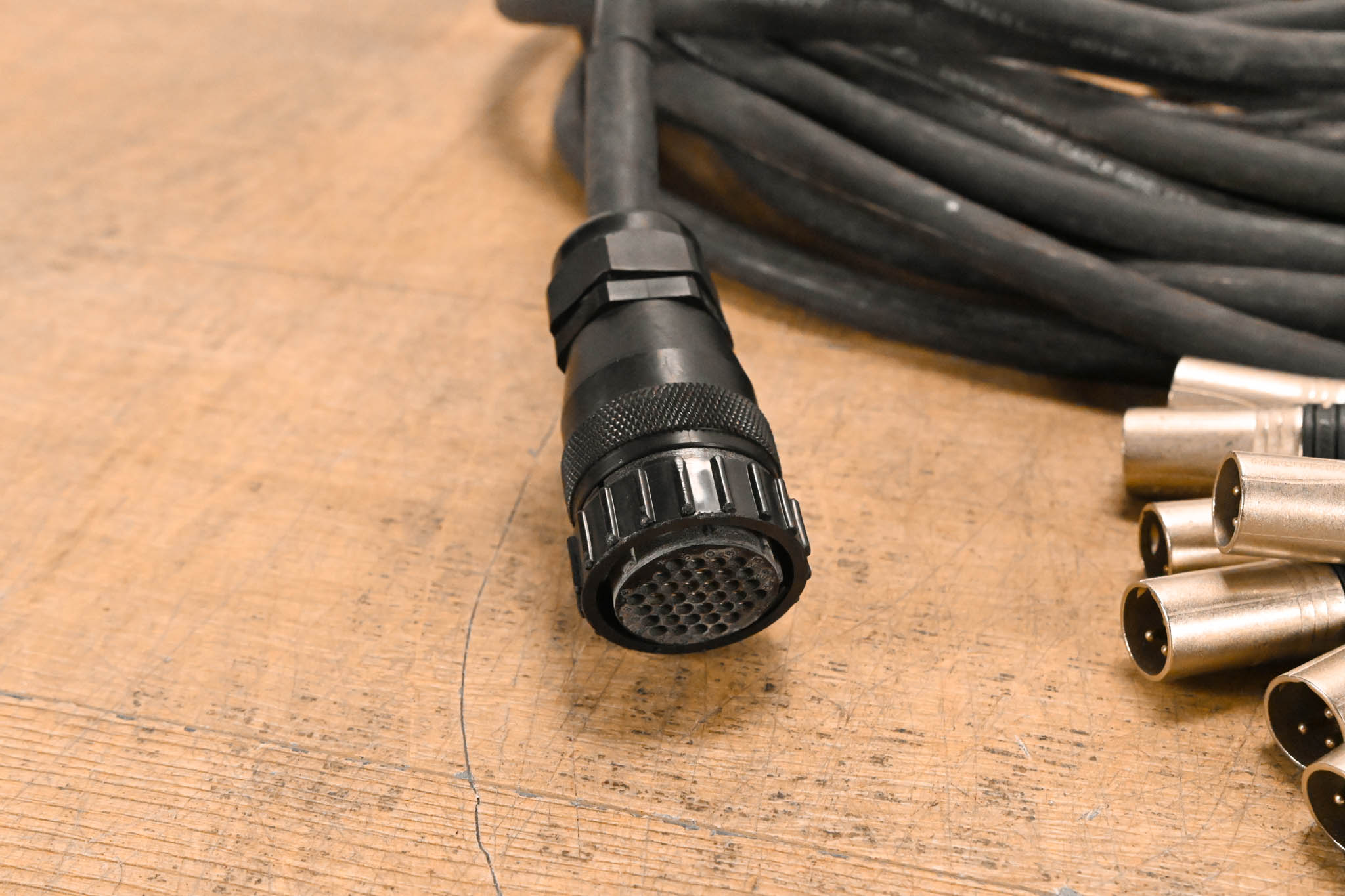 Unbranded 37-Pin CPC Female Connector to (12x)XLRM Cable - 50ft