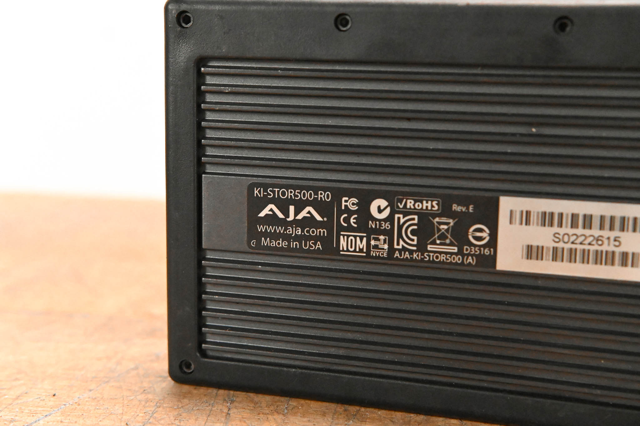 AJA KI-STOR500-R0 500GB KiStor Hard Disk Drive for Ki Pro