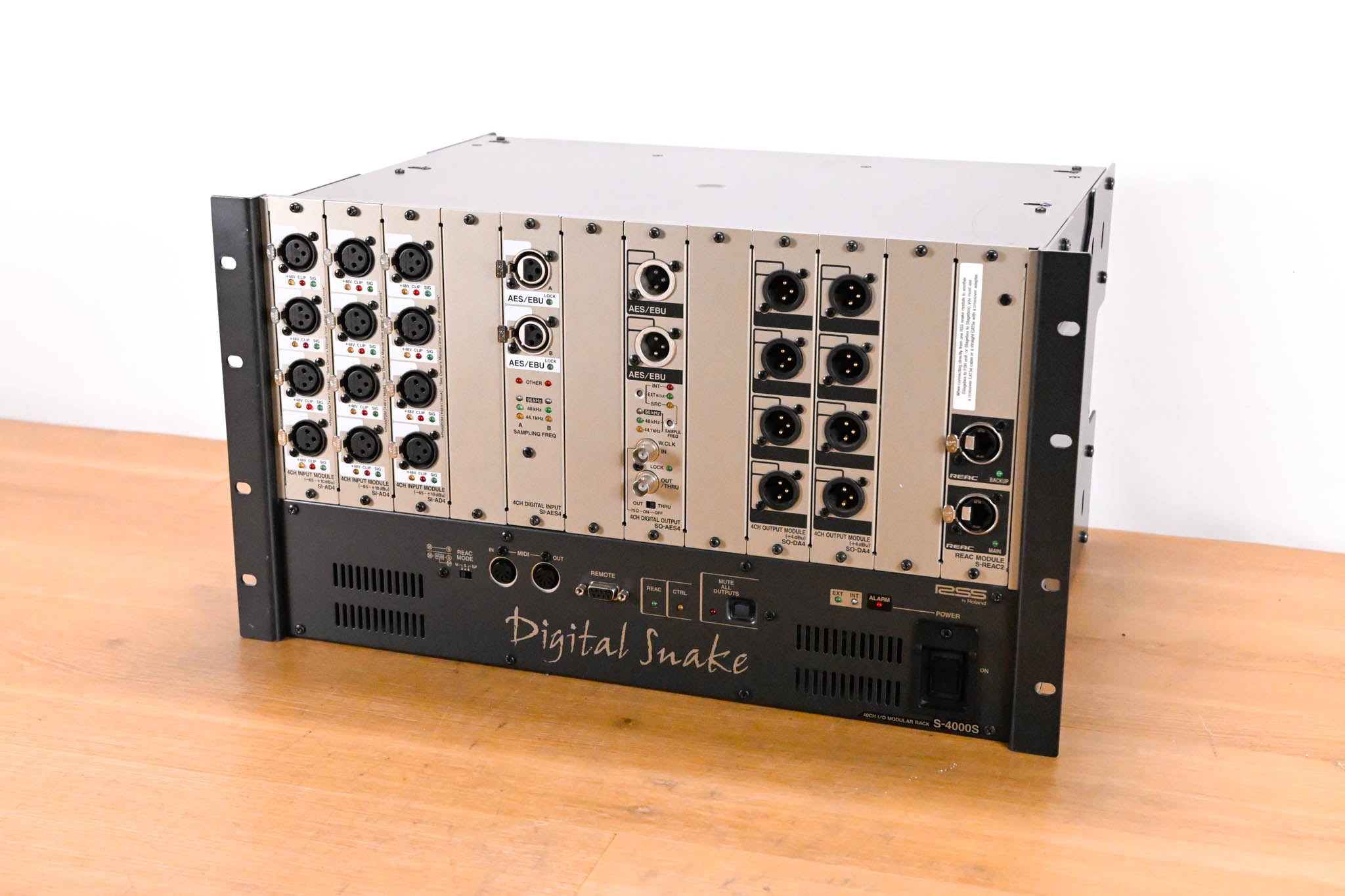 Roland S-4000S-0832 Digital Snake 12x8 Modular Stage Unit