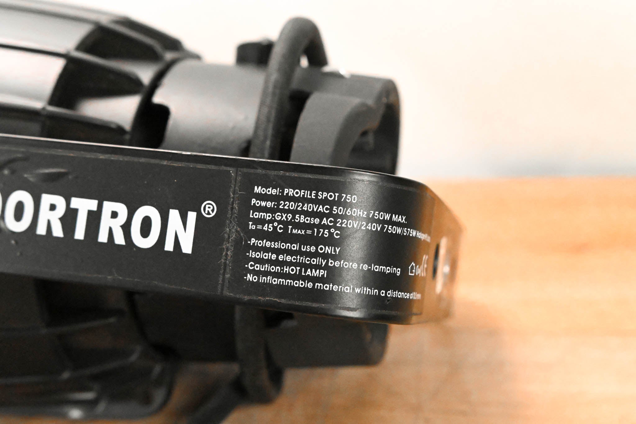 Dortron Profile Spot 750 19 Degree Ellipsoidal Light