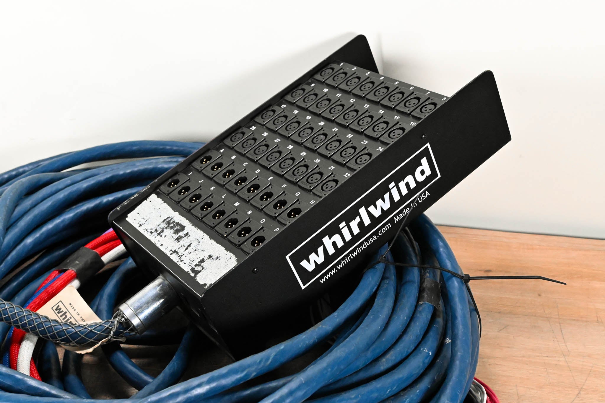 Whirlwind Medusa 32x16 XLR Stage Snake - 100 ft