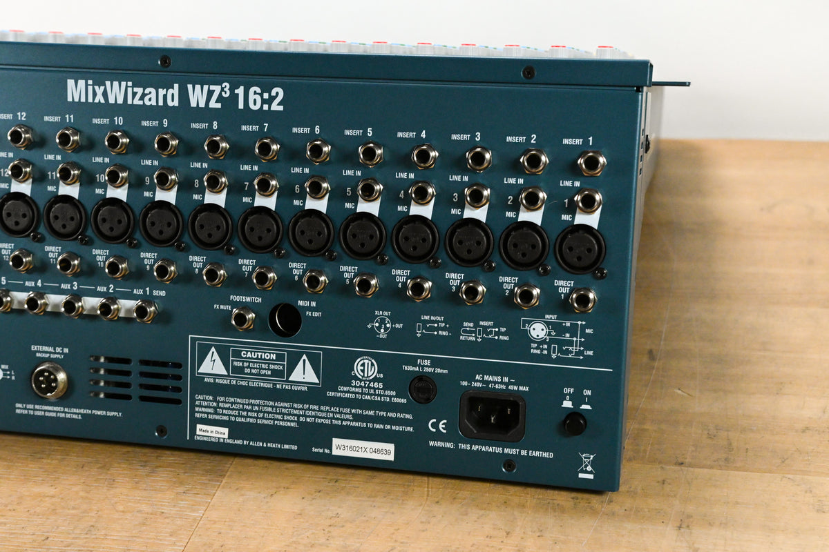 Allen & Heath MixWizard WZ3 16:2 16-Channel Analog Mixer