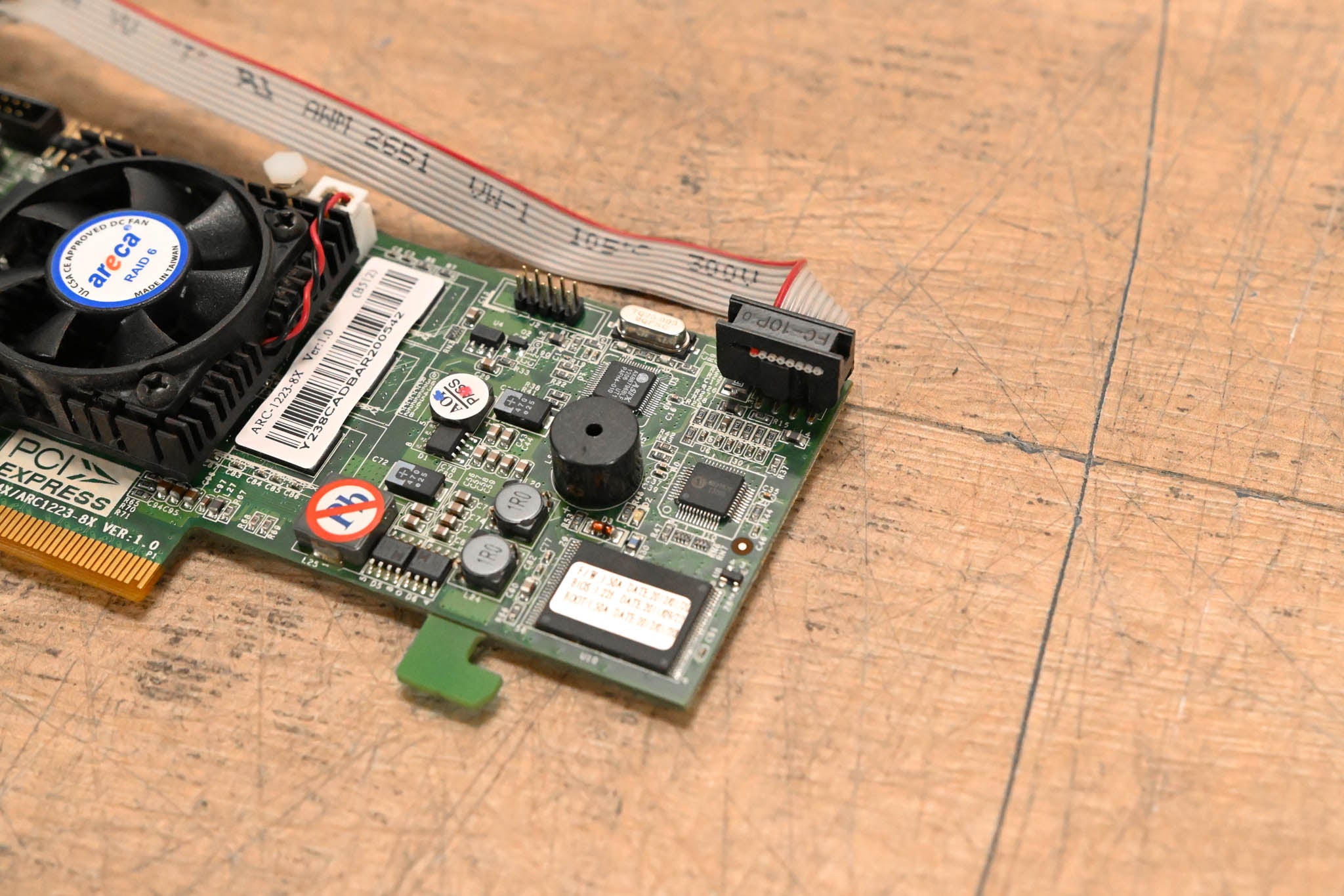 Areca ARC-1223-8X Ver 1.0 SAS RAID card