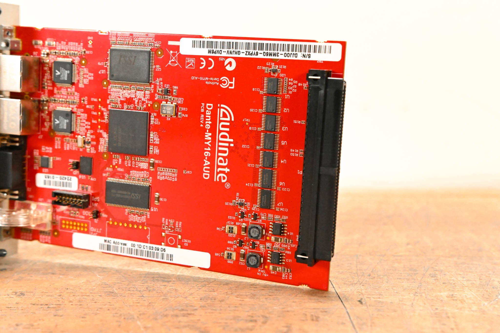 Audinate Dante-MY16-AUD 16-Channel Dante Network I/O Card