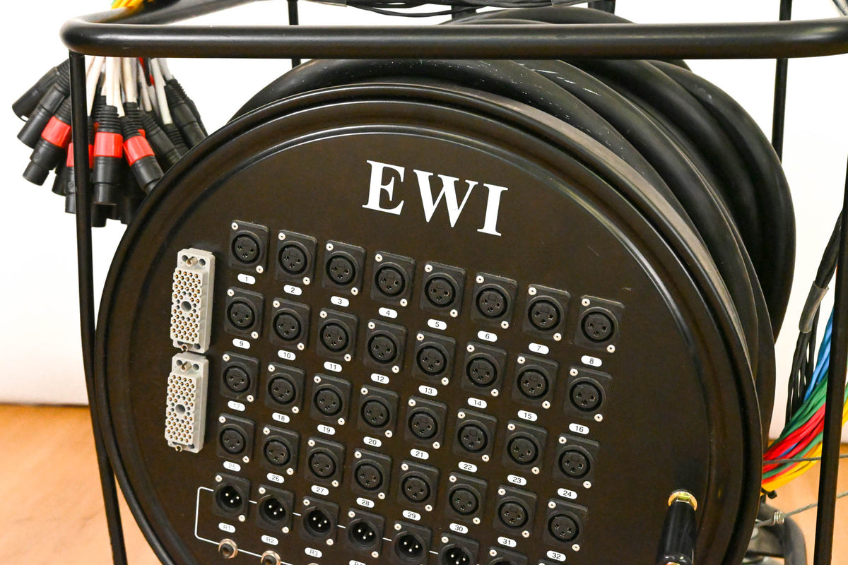 EWI RPPX-32x8-200 32-Channel Reel Snake w/ EDAC Monitor Split - 200'