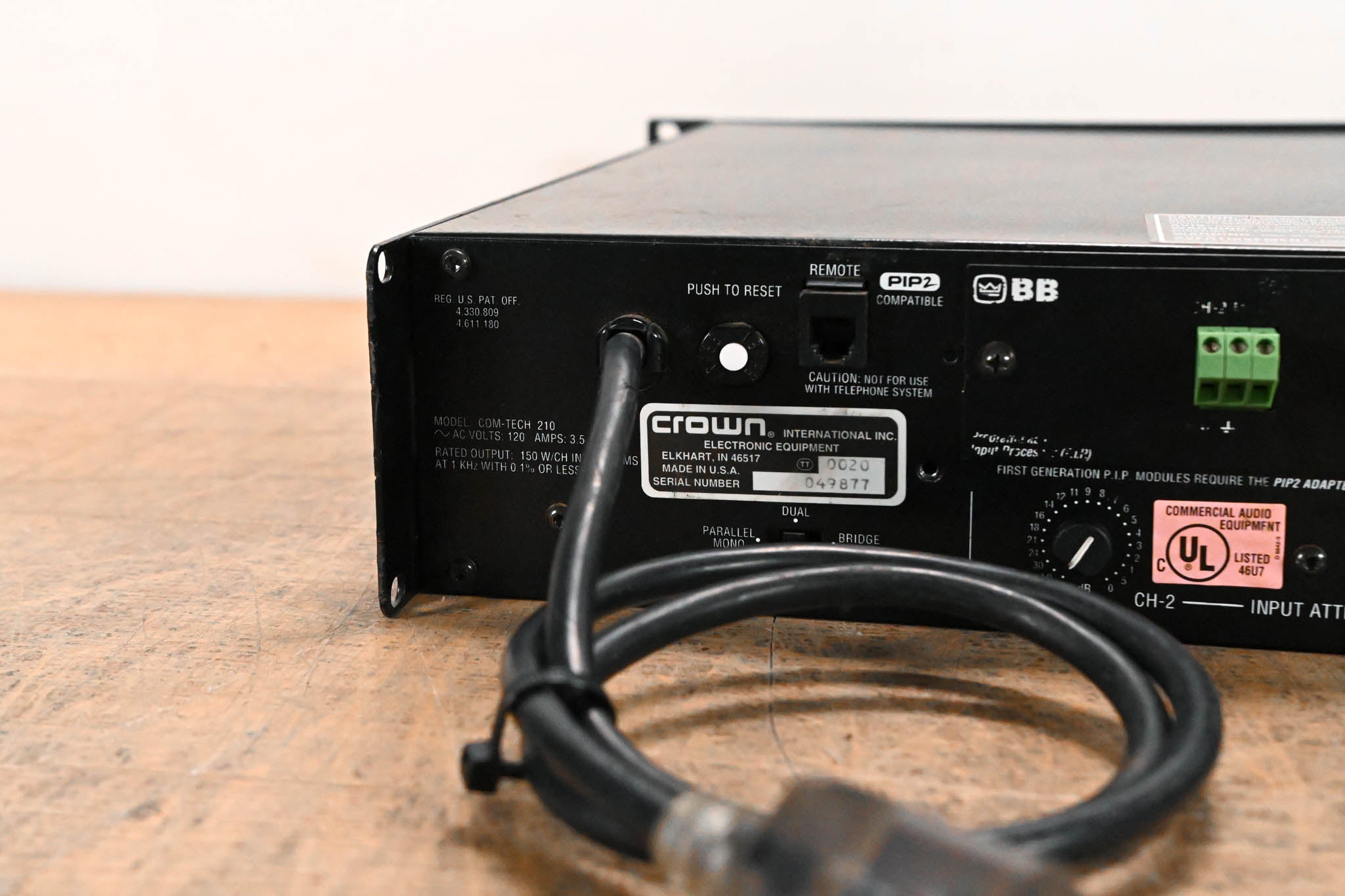 Crown Com-Tech 210 2-Channel Power Amplifier