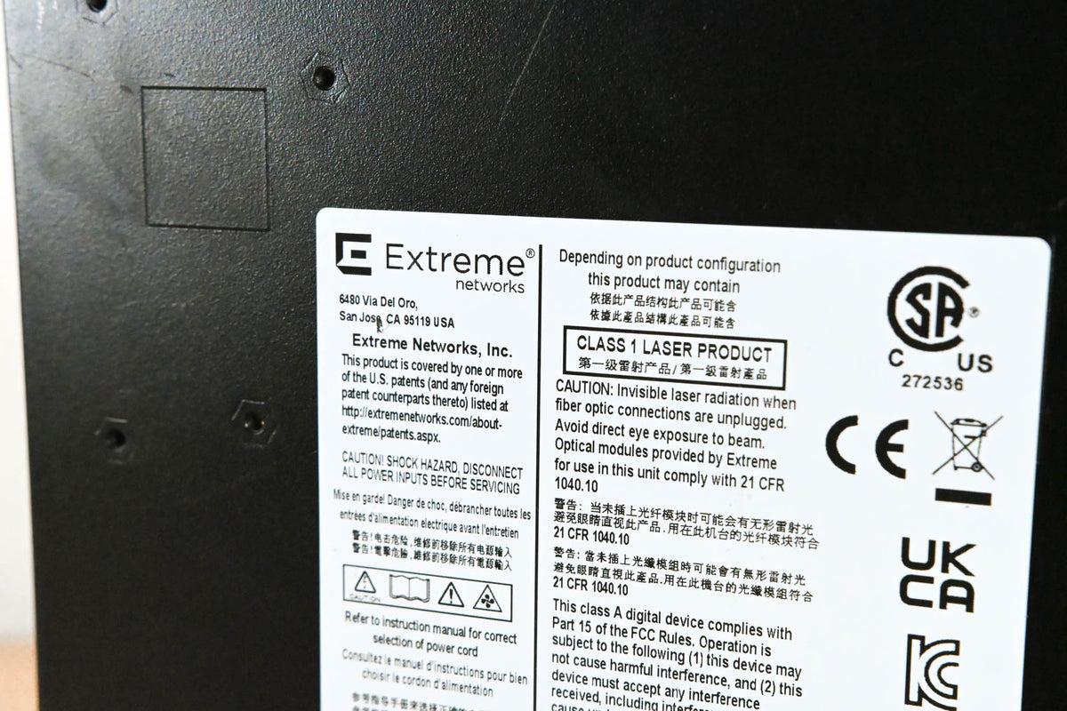 Extreme Networks 220-12P-10GE2 12-Port PoE+ 10 Gigabit Ethernet Switch