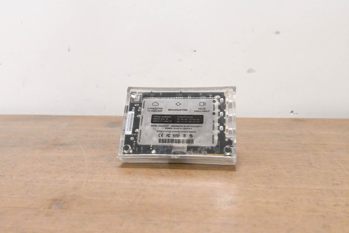 Boxcast BOX-HDSD2 HD Live Video Streaming Encoder (NO POWER SUPPLY)