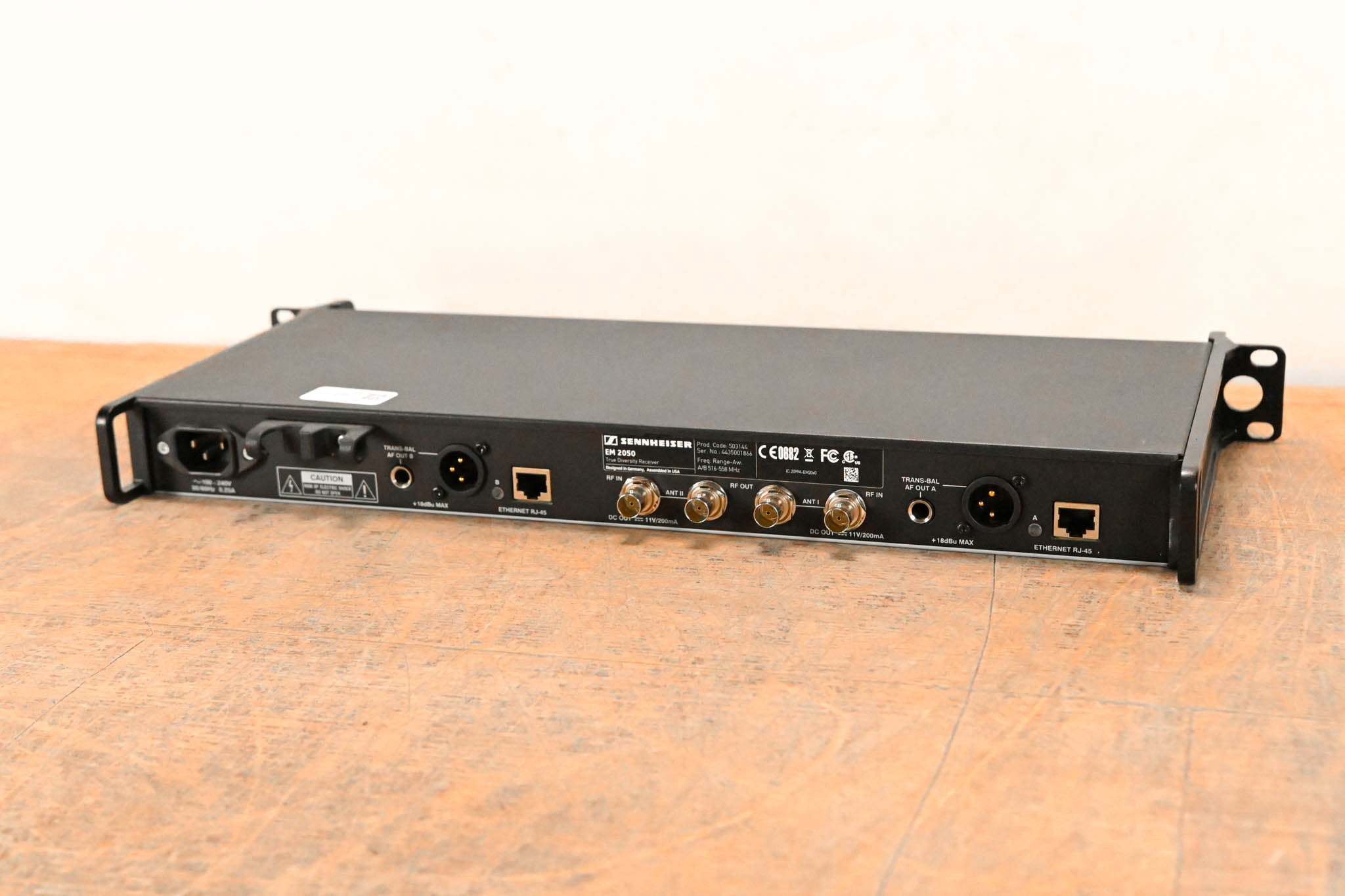Sennheiser EM 2050 Dual-Channel Wireless Receiver Aw Range: 516-558 MHz