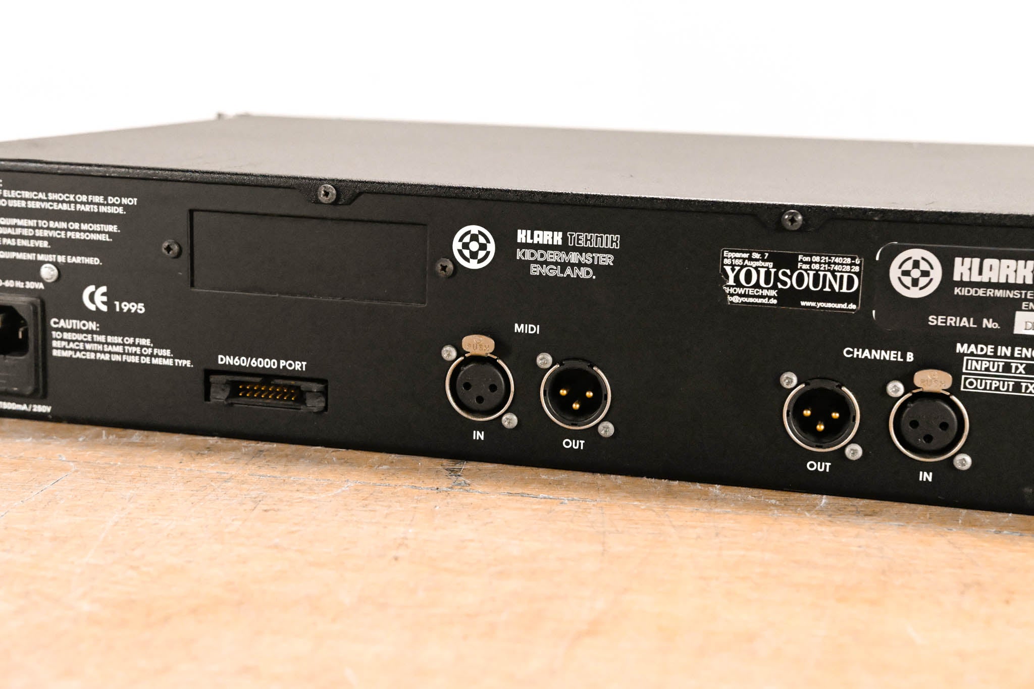 Klark Teknik DN3601 Programmable Slave Graphic Equalizer