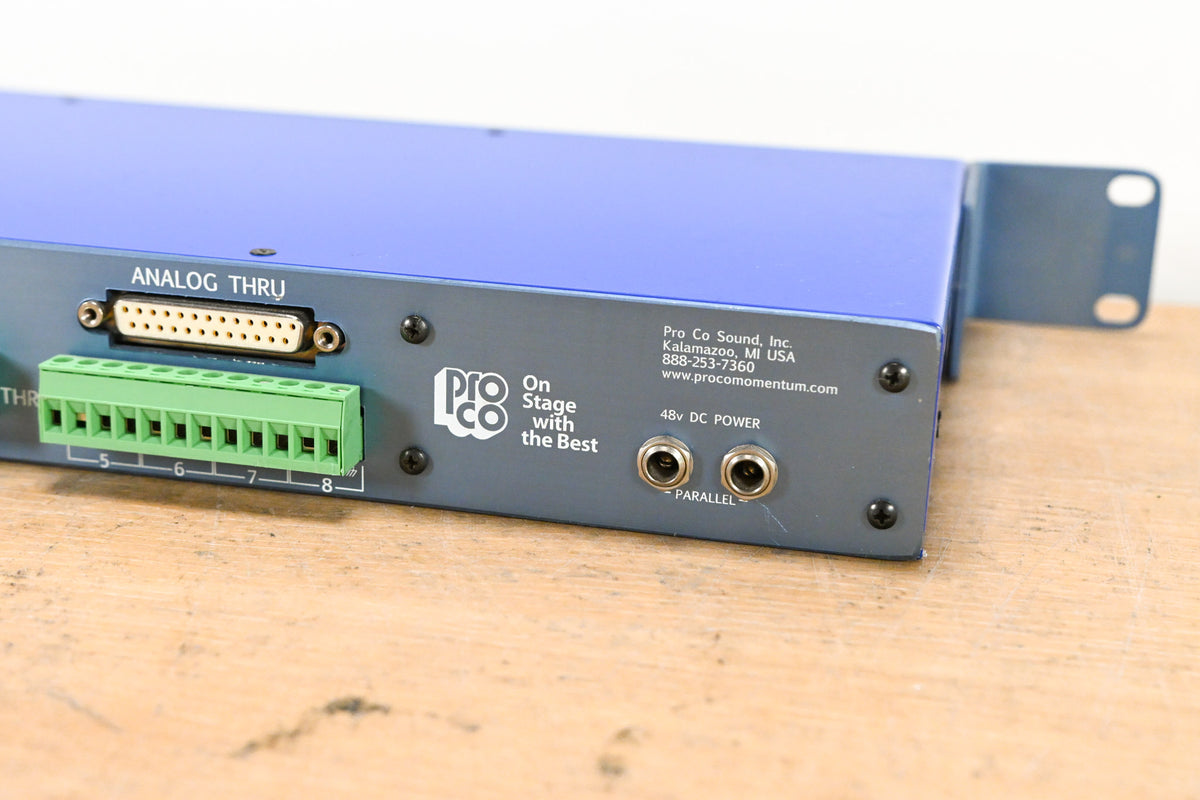 ProCo Momentum mo8 Digital Snake System (NO POWER SUPPLY)