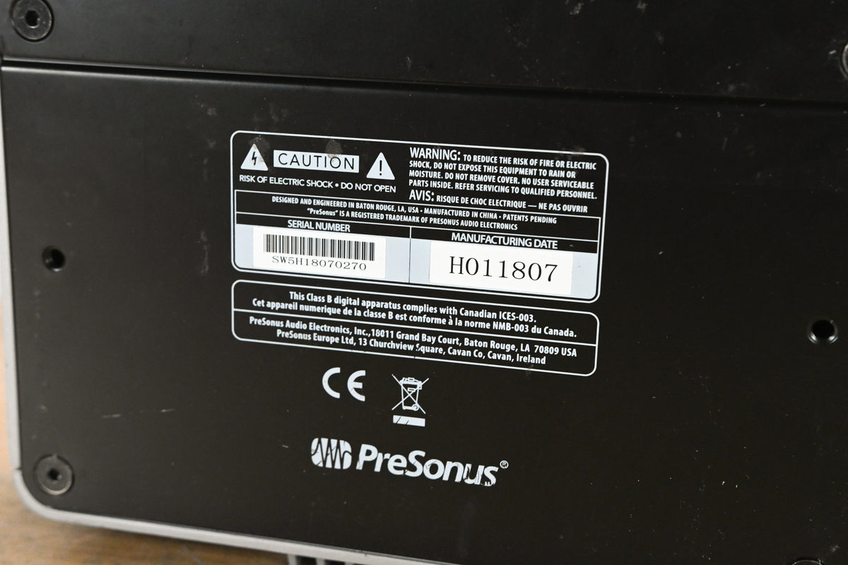 PreSonus SW5E 5-Port AVB Network Switch and Bridge w/ PoE