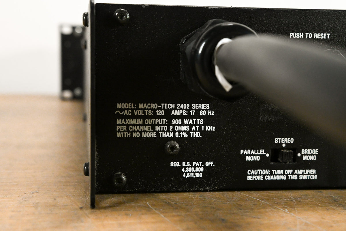 Crown Macro-Tech 2402 2-Channel Power Amplifier
