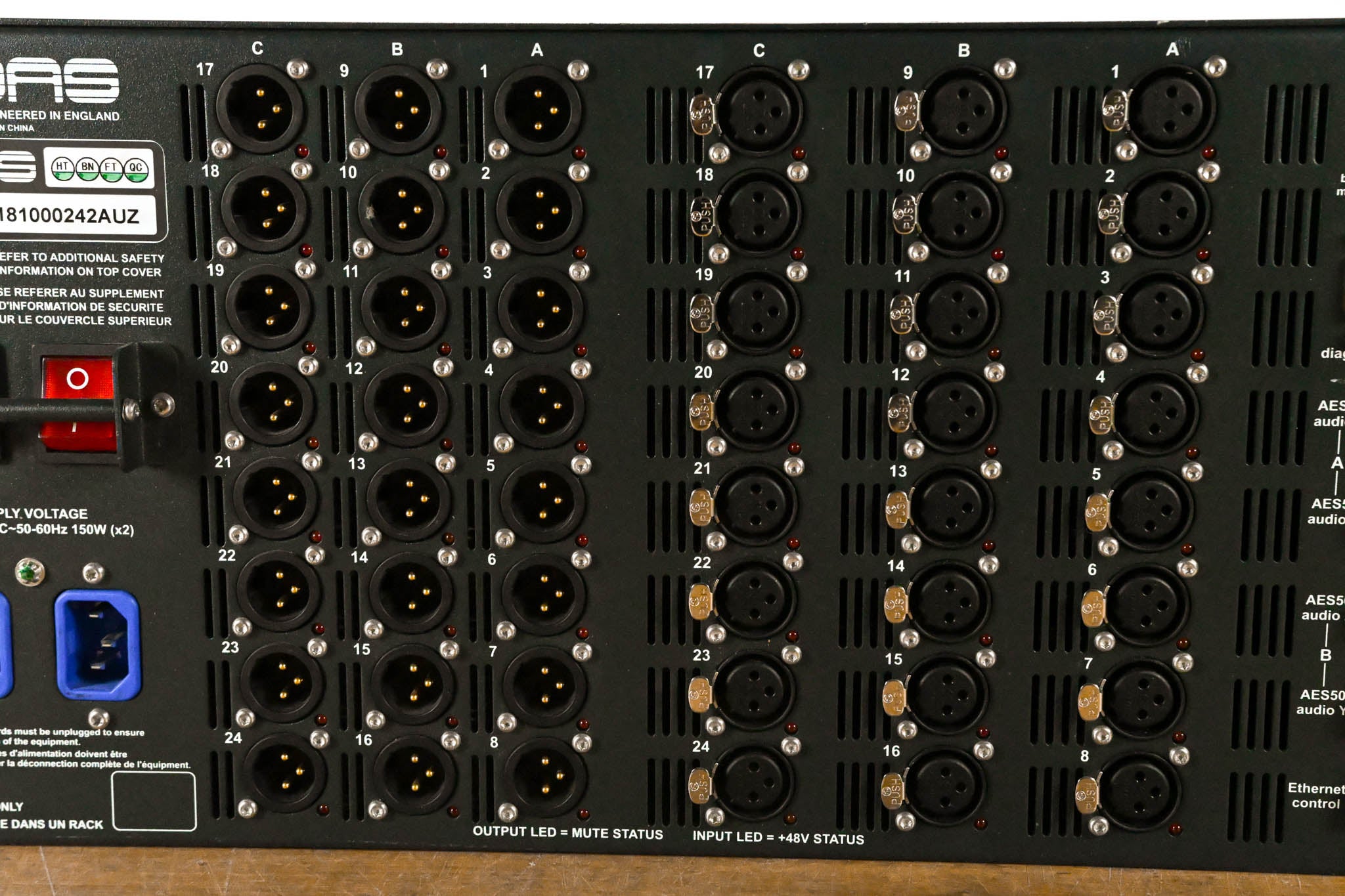 Midas DL231 24x24 Active Microphone Splitter