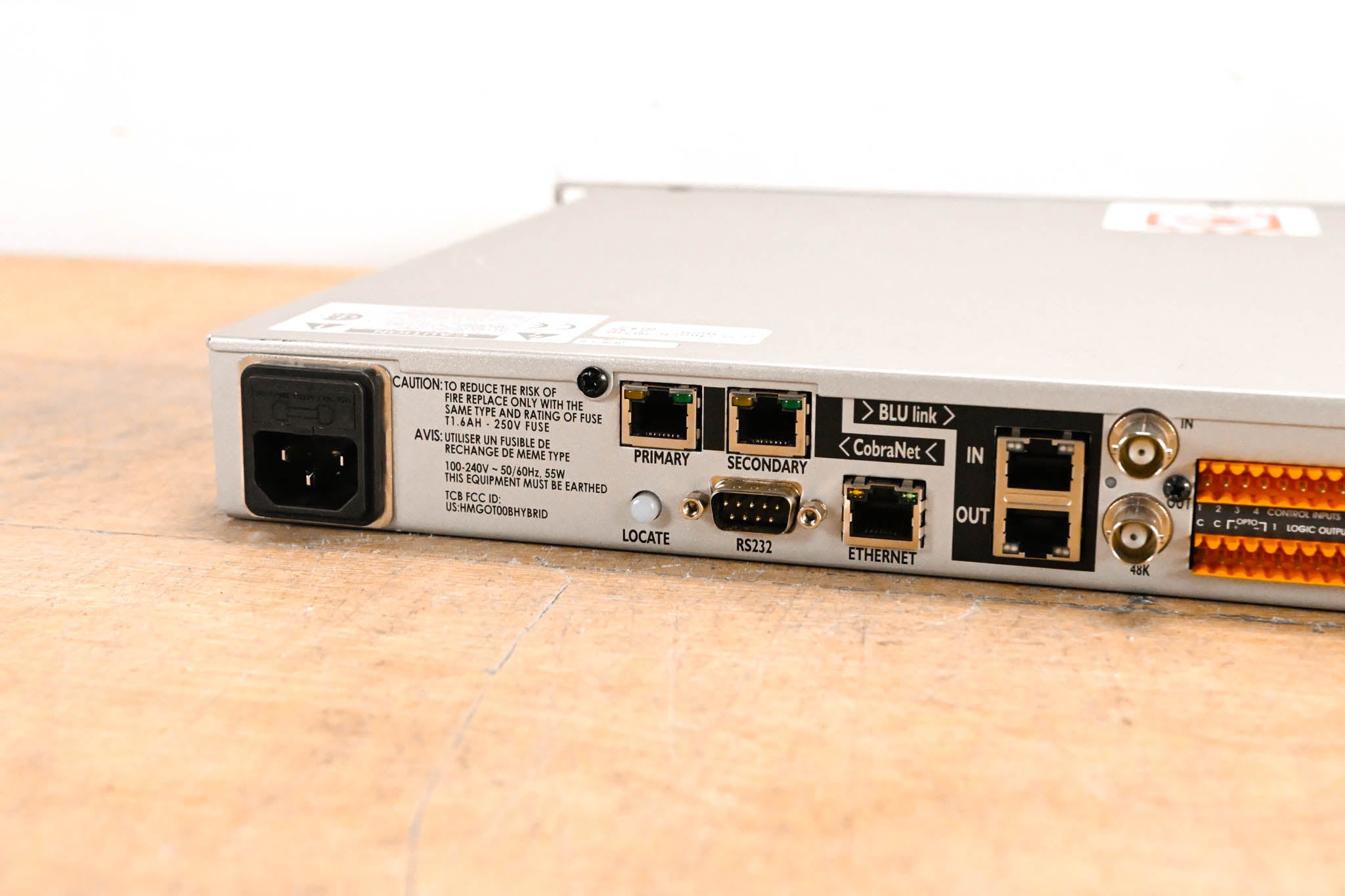 BSS London BLU-800 Signal Processor with BLU link and CobraNet