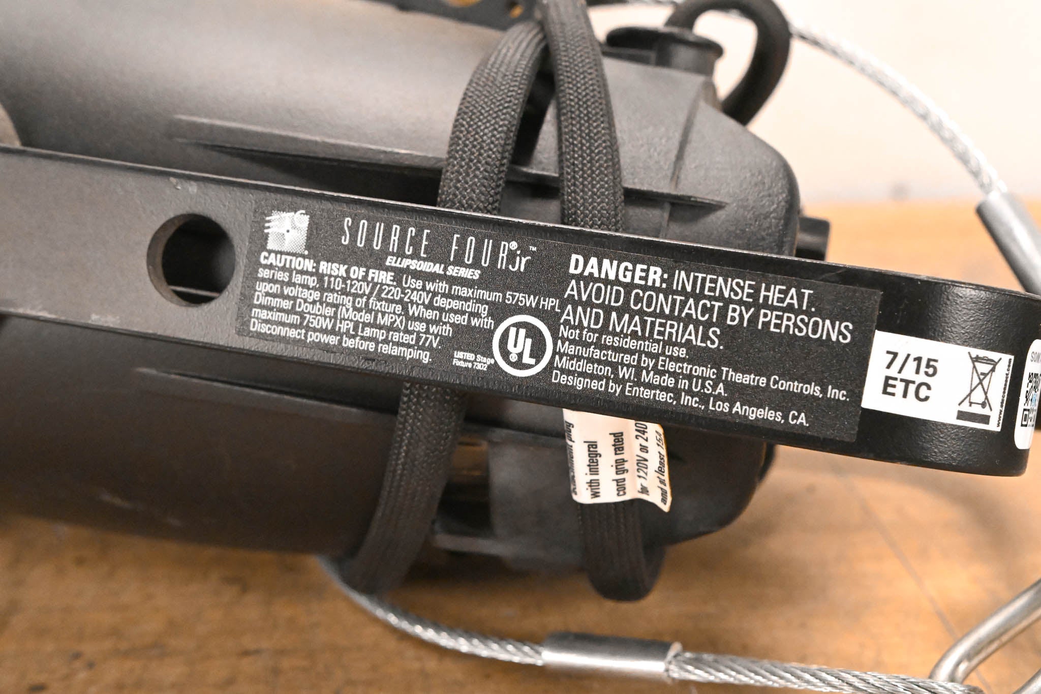 ETC Source Four Jr 50 Degree 575 Ellipsoidal Light