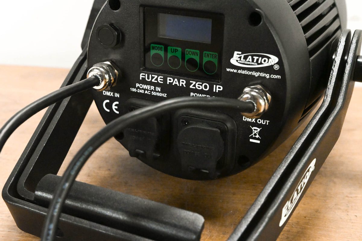 Elation FUZE PAR Z60 IP 60W RGBW LED Par with Zoom (NO POWER CABLE)