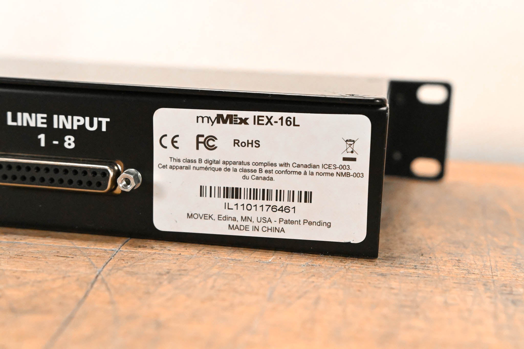 myMix IEX-16L 16-Channel Input Expander (NO POWER SUPPLY)