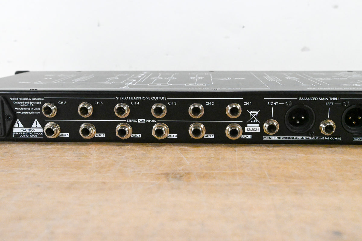 ART HeadAmp6Pro 6-Channel Headphone Amplifier