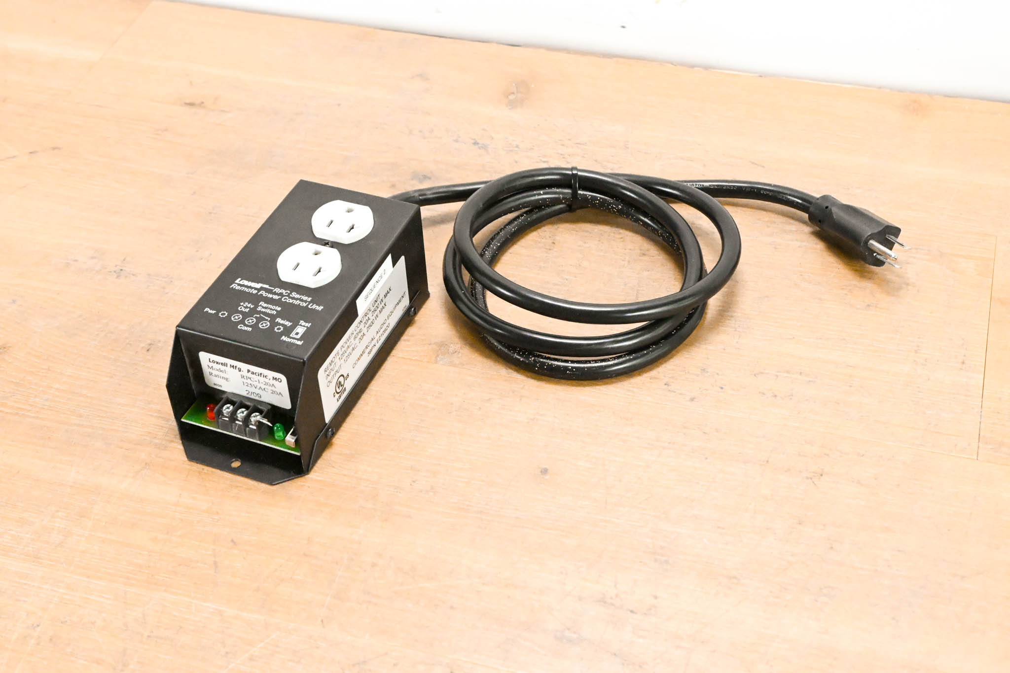 Lowell RPC-1-20A 20A Remote Power Control Unit