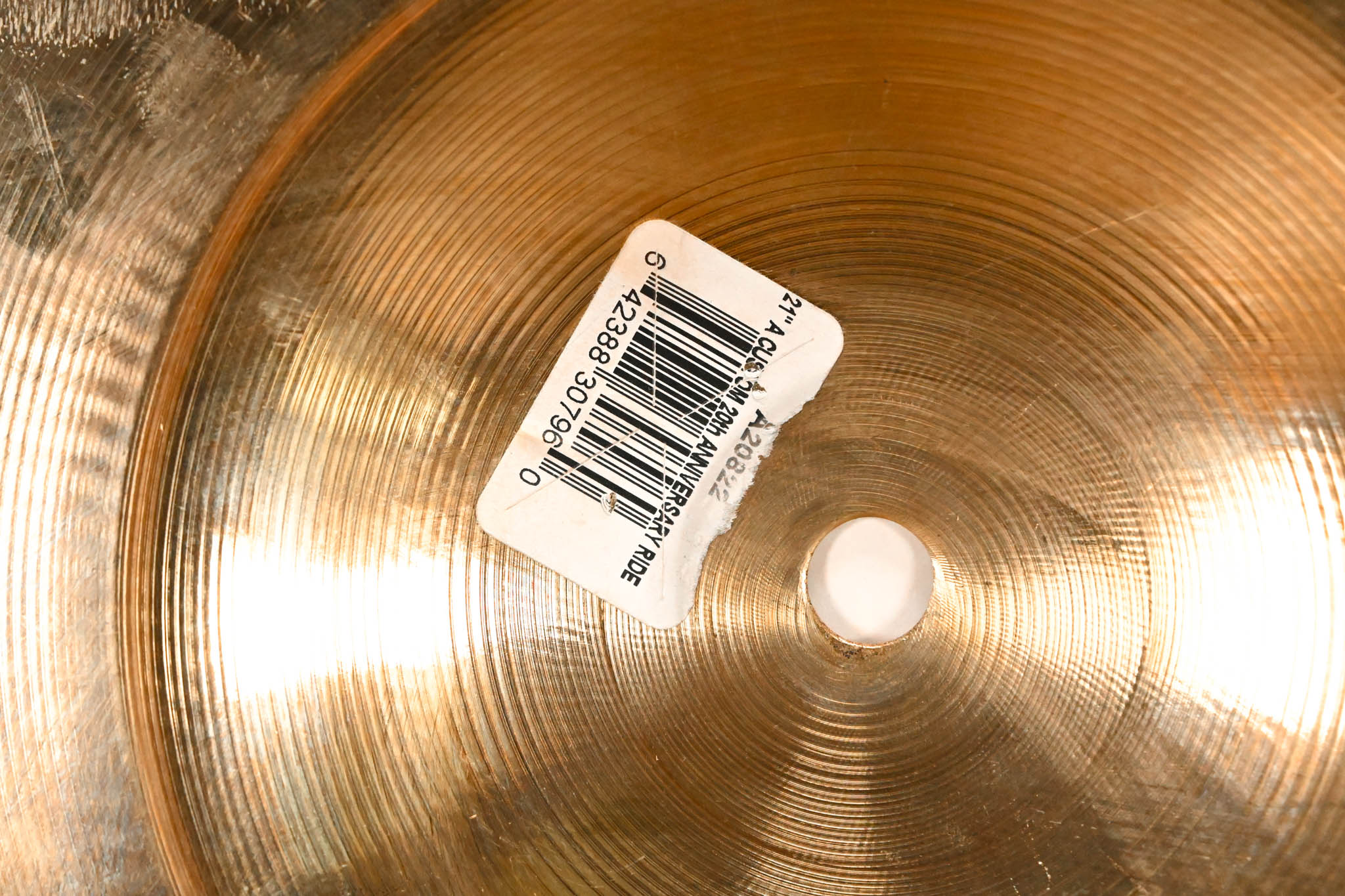 Zildjian A Custom 20th Anniversary 21" Medium-Thin Ride Cymbal