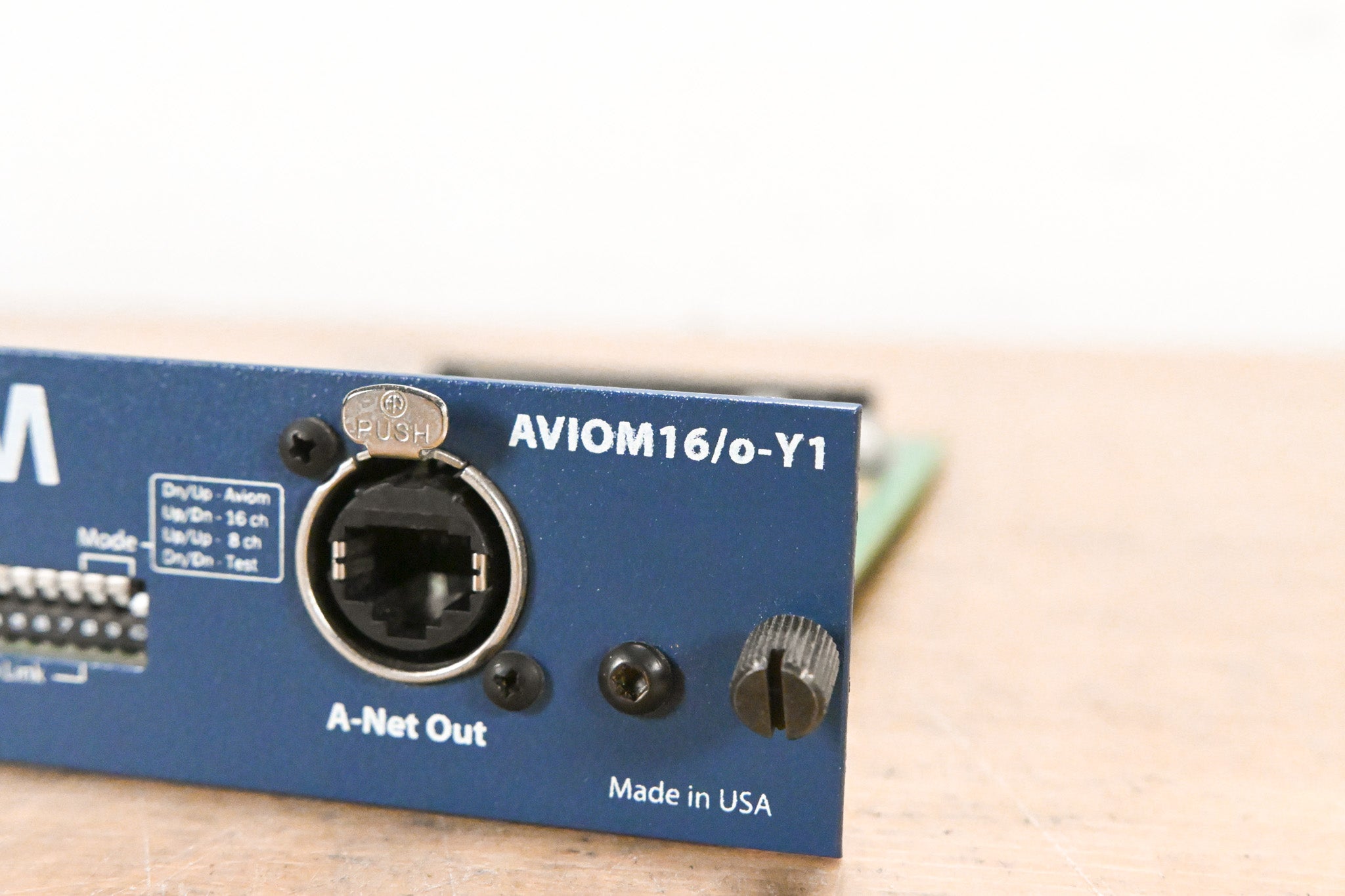 Aviom 16/o-Y1 A-Net Card for Yamaha Digital Products