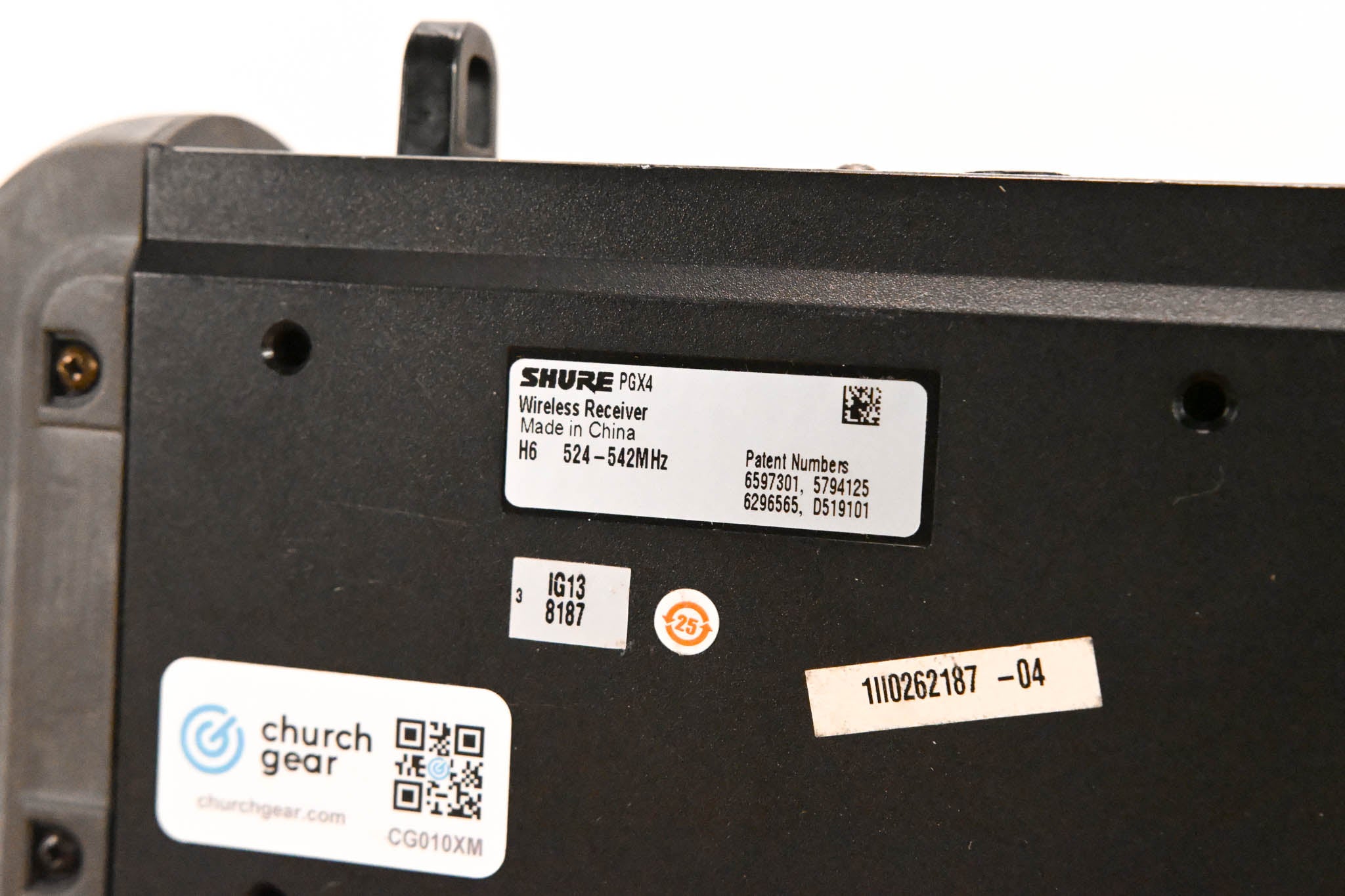Shure PGX14 Wireless Bodypack System - 524-542 MHz (NO POWER SUPPLY)