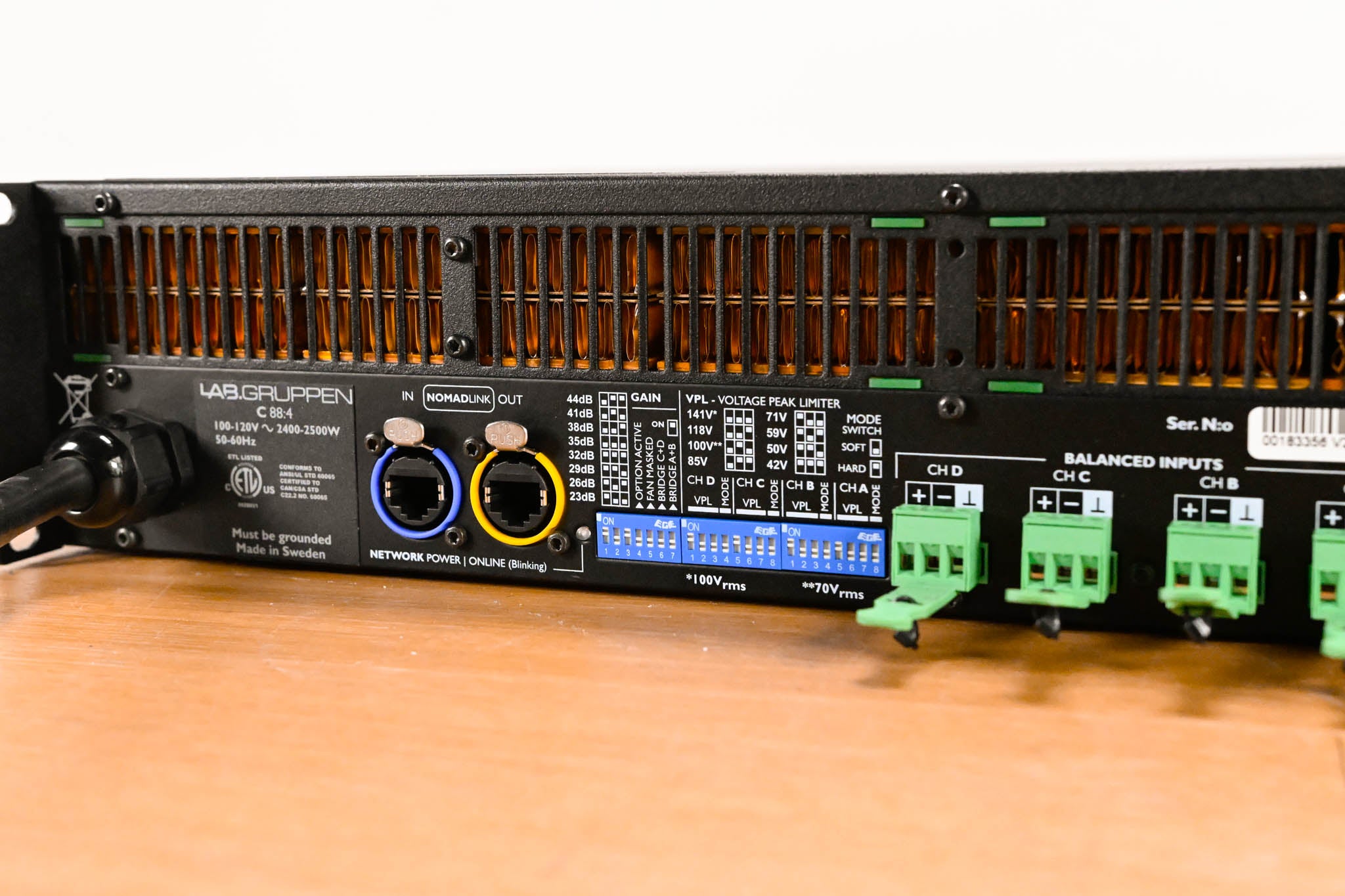 Lab Gruppen C 88:4 4-Channel Power Amplifier