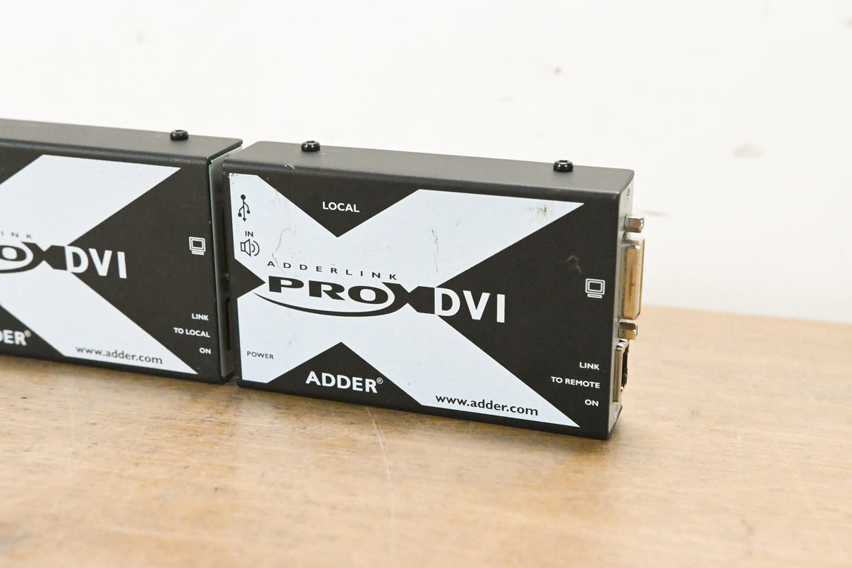 Adder AdderLink X-DVIPRO Single Link DVI/USB Extender (NO POWER SUPPLY)