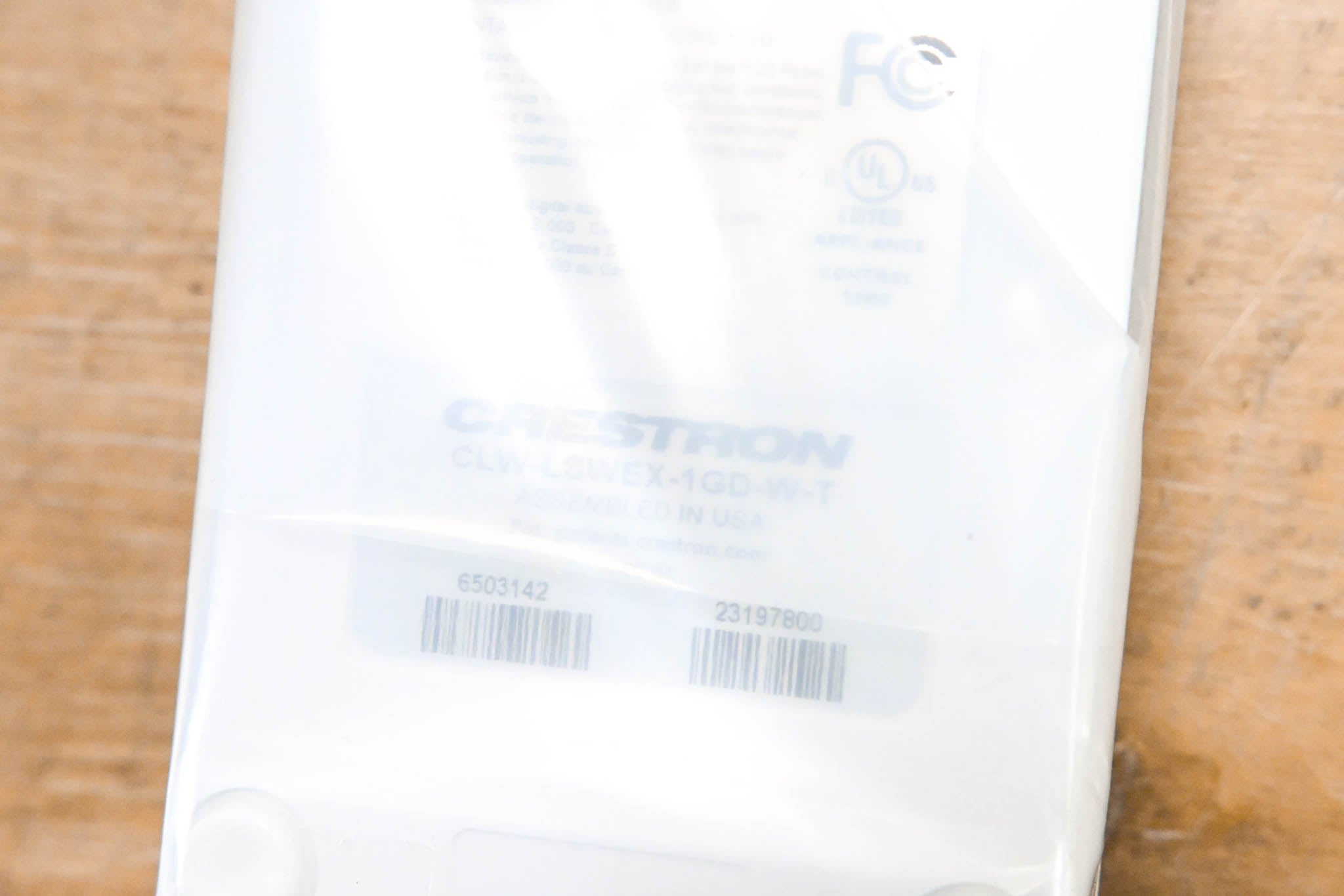 Crestron CLW-LSWEX-1GD-W-T Single-Channel Wireless Lamp Switch