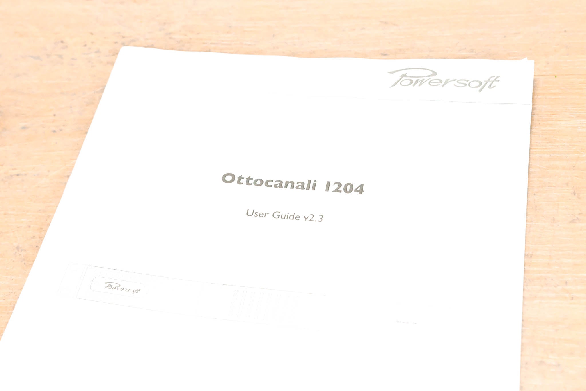 Powersoft Ottocanali 1204 DSP+ETH 8-Channel Power Amplifier