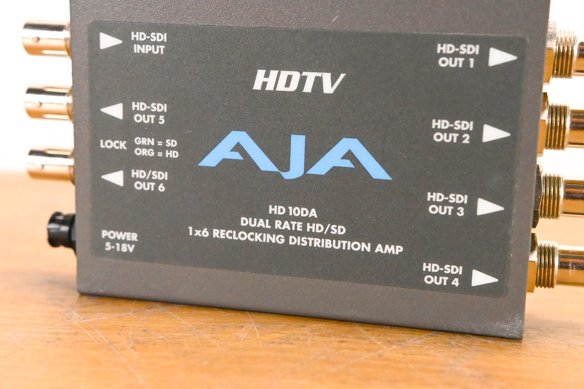 AJA HD10DA 1x6 Distribution Amplifier (NO POWER SUPPLY)