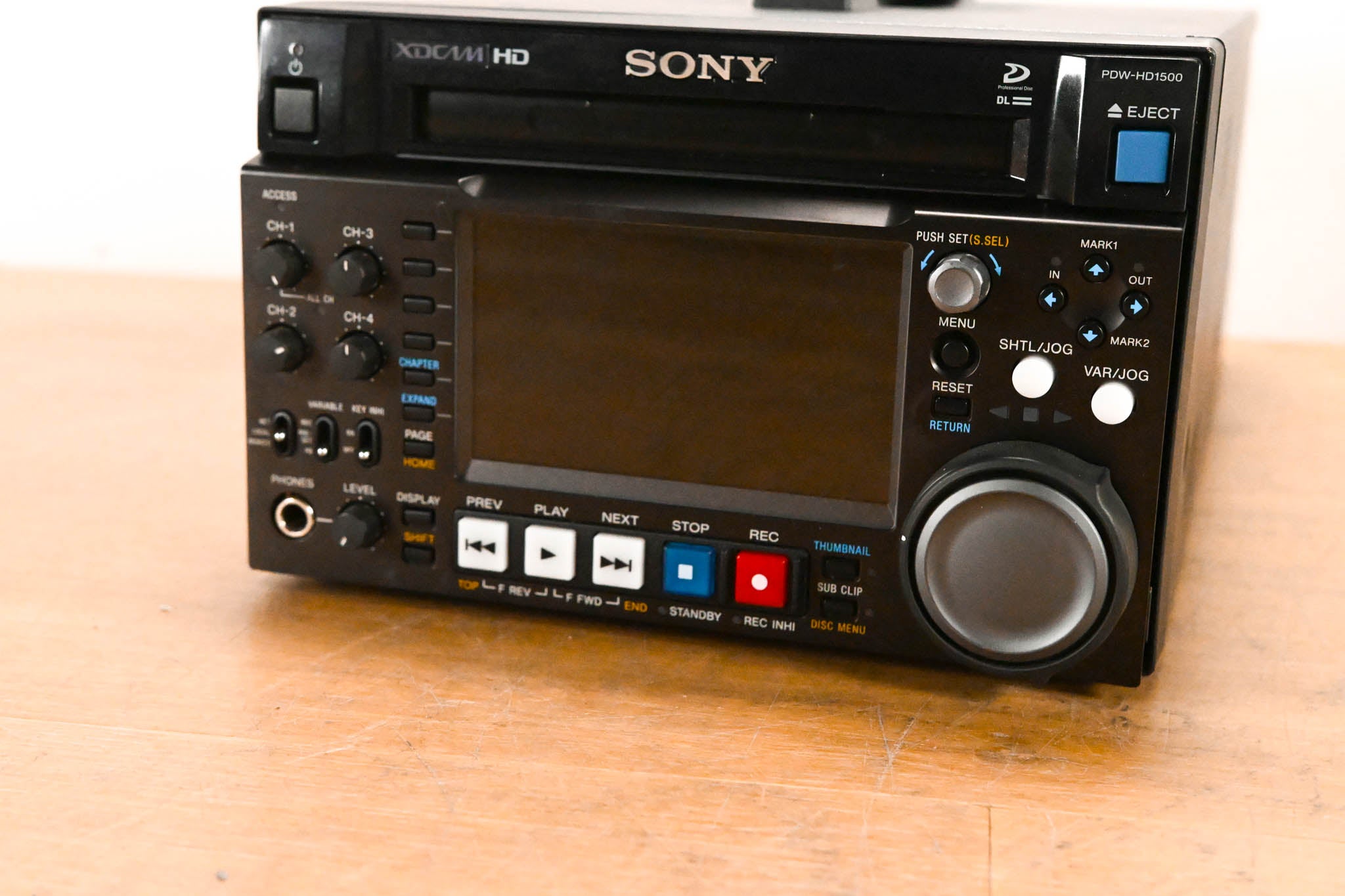 Sony PDW-HD1500 XDCAM HD422 Professional Disc Recorder/Player