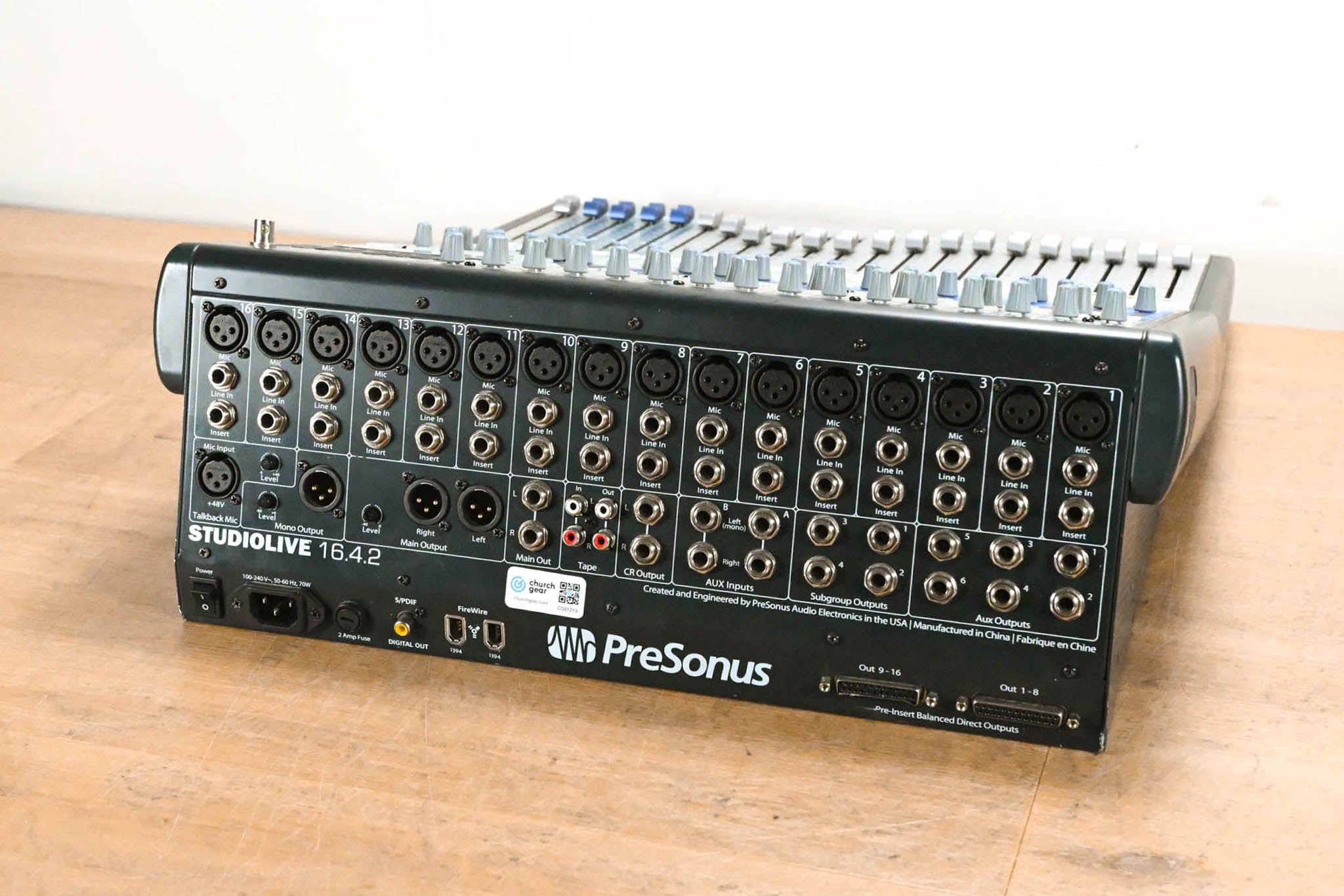 PreSonus StudioLive 16.4.2 16-Channel Digital Audio Mixer